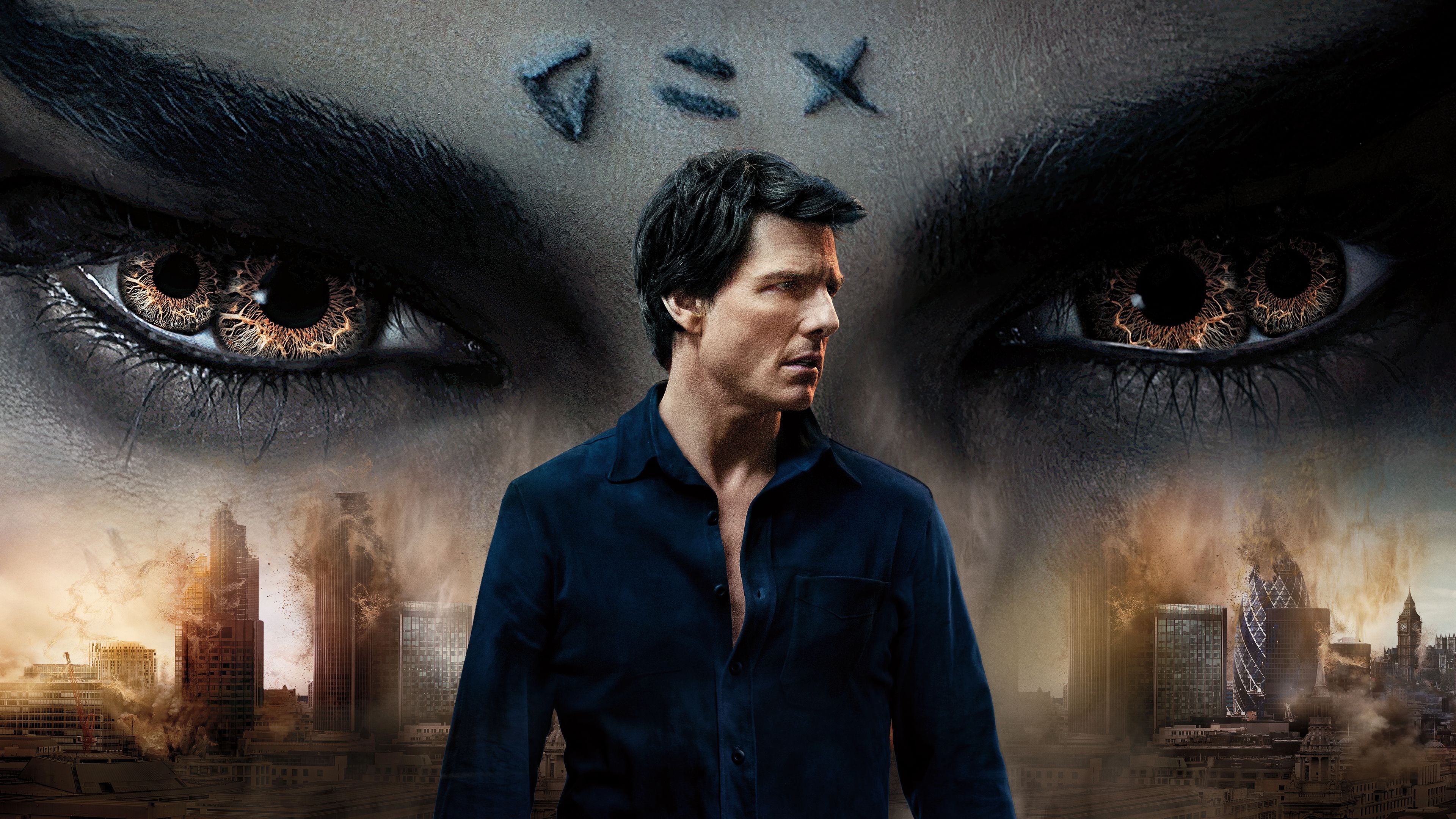 The Mummy (Movie): Tom Cruise as Nick Morton, a U.S. Army sergeant. 3840x2160 4K Background.