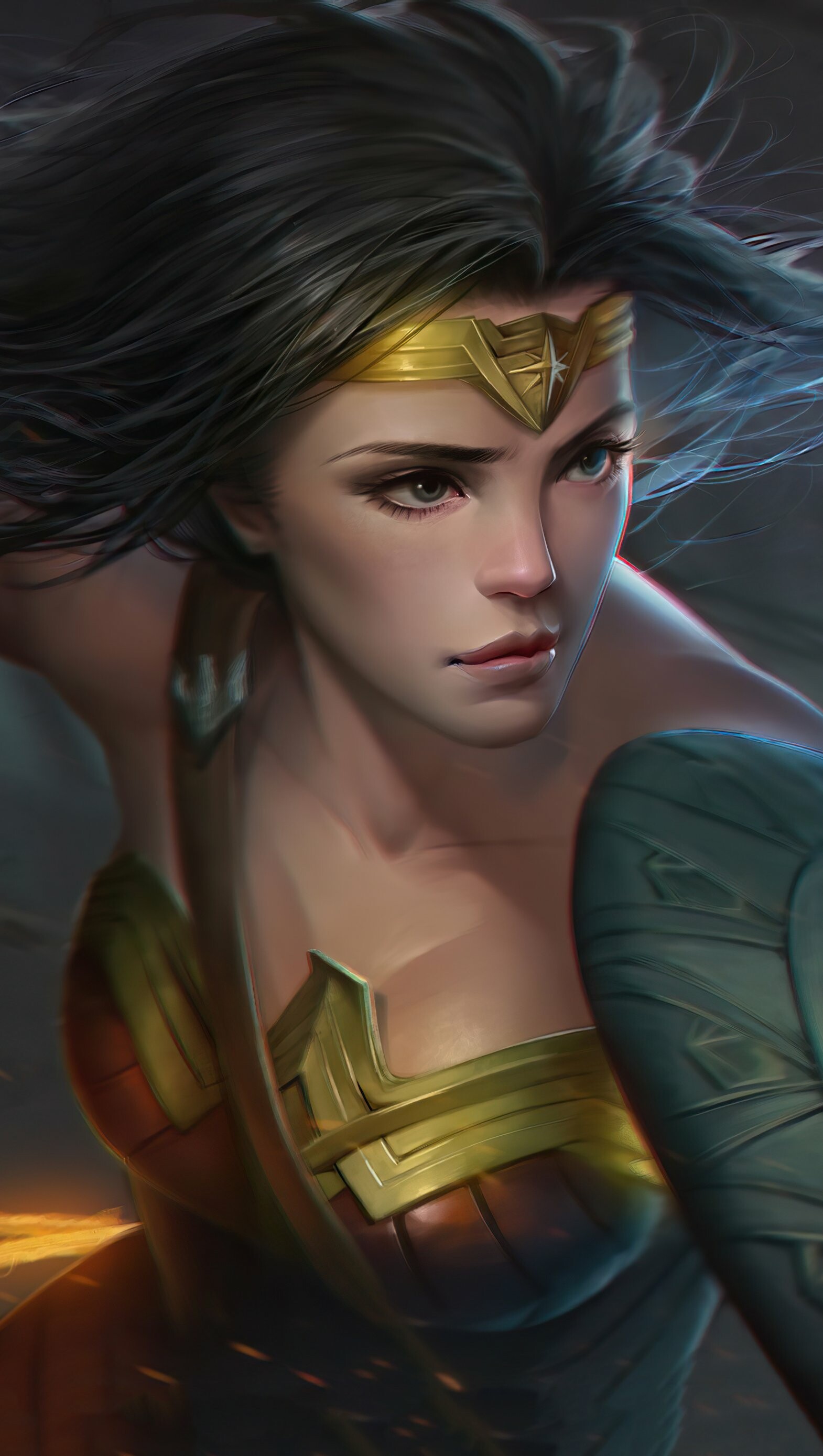 Wonder Woman Game, Wonder woman art, 2020 wallpaper, 4k Ultra HD, 1570x2780 HD Phone
