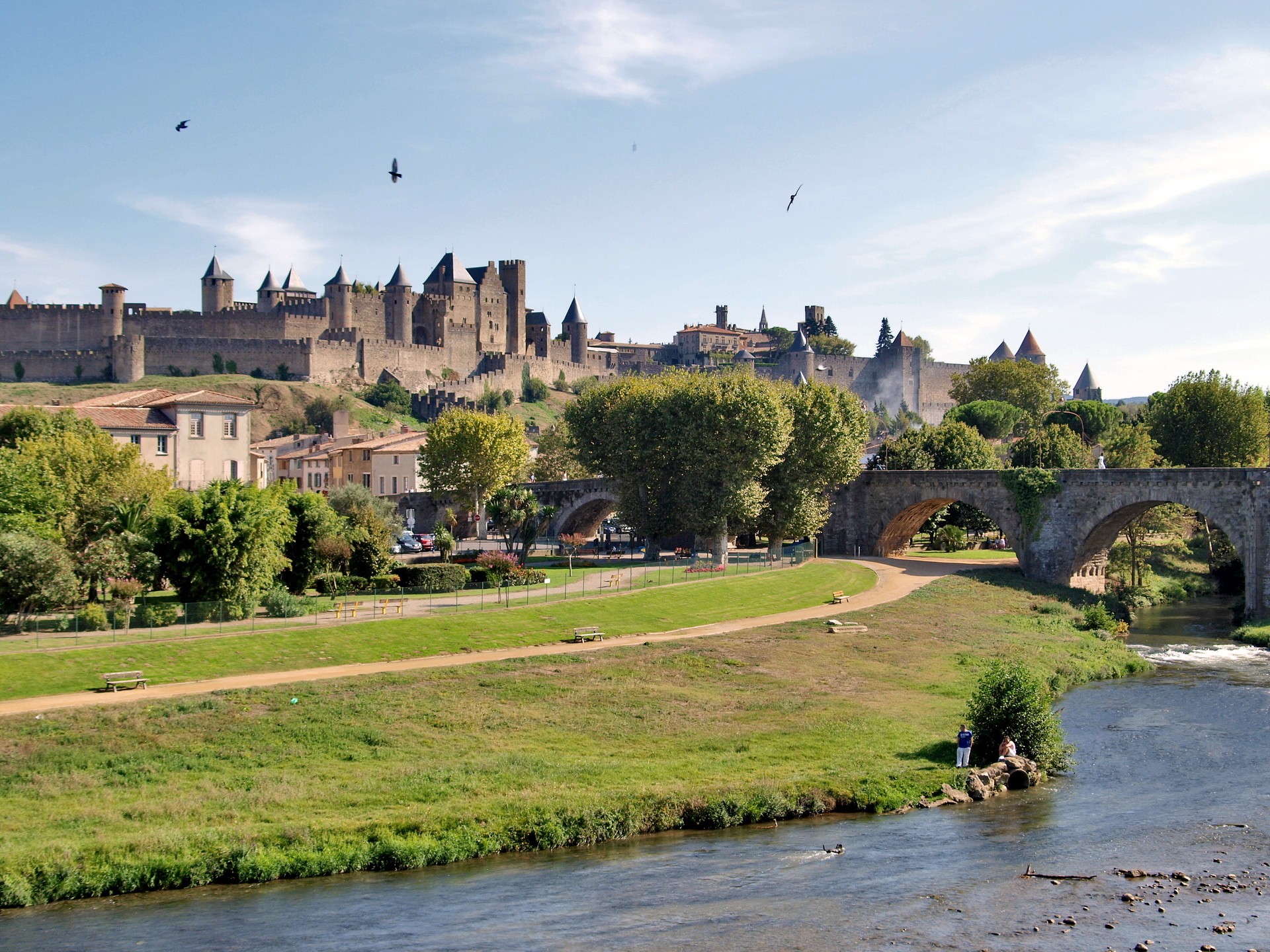 Carcassonne, Castle, France, Cities, 1920x1440 HD Desktop