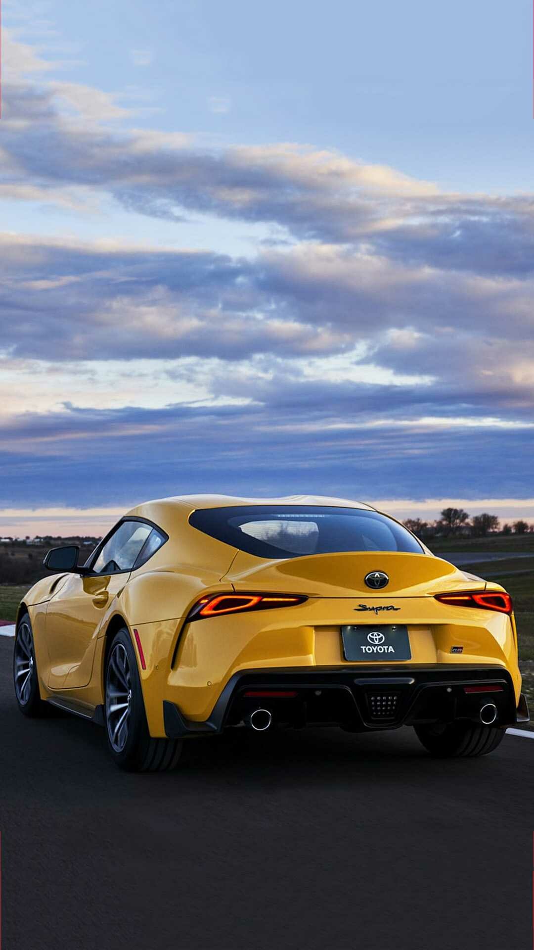 Toyota: Supra, Debuted in 1978 as a high-performance version of the sporty Celica. 1080x1920 Full HD Background.
