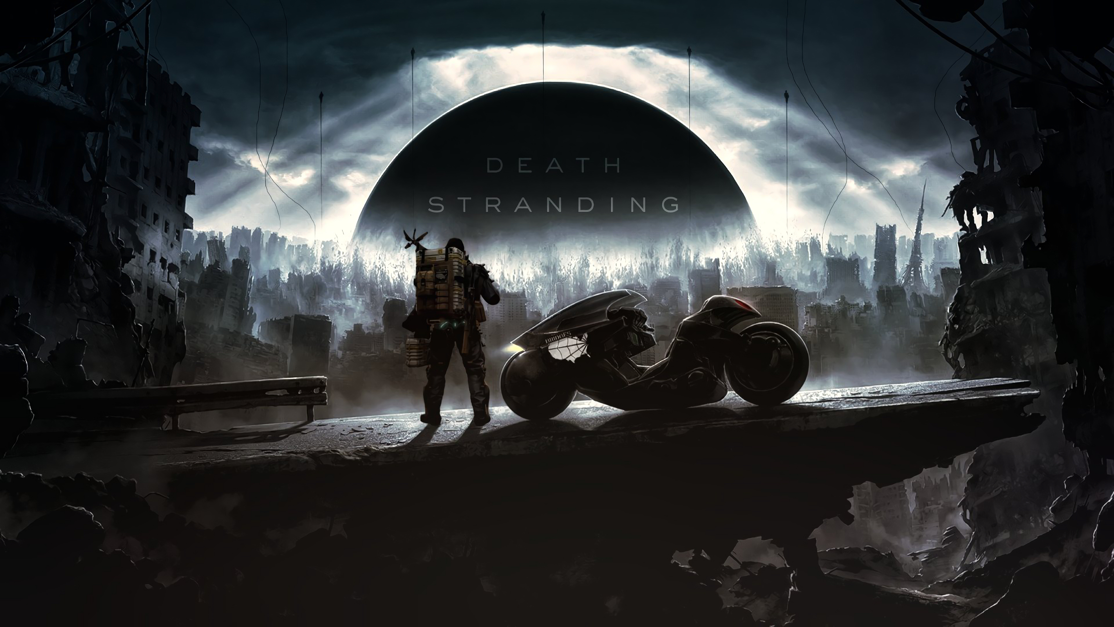Death Stranding, Gaming, Sam, Motorcycle, 3840x2160 4K Desktop