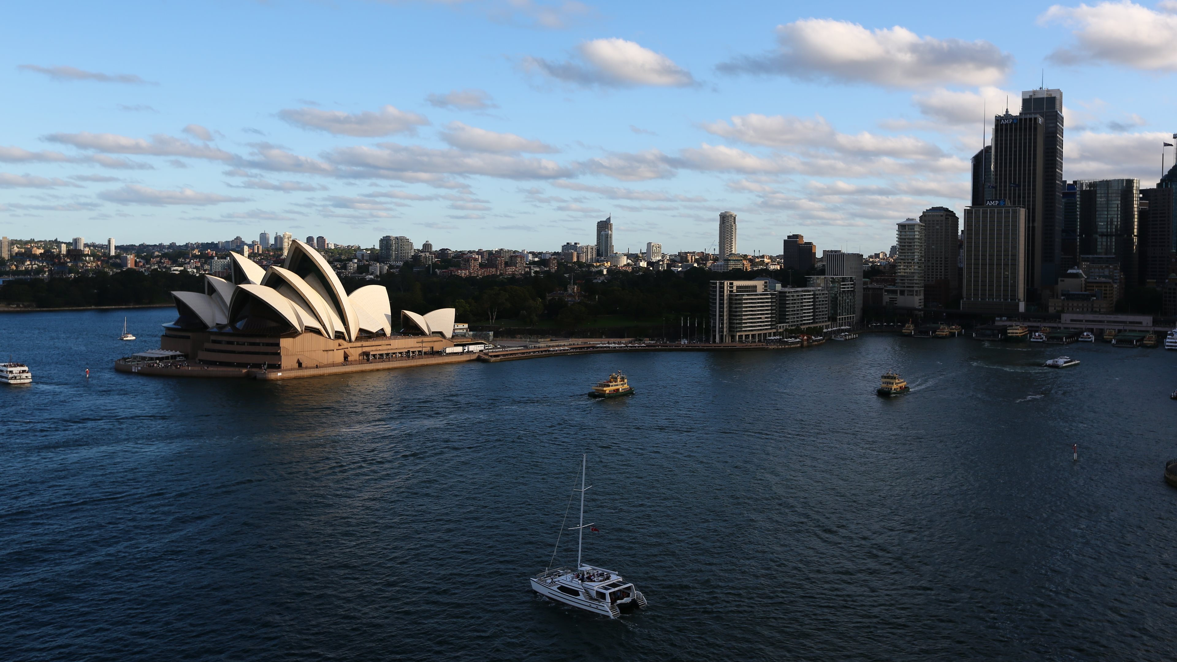 Sydney: The city has hosted the 2000 Summer Olympics, Australia. 3840x2160 4K Background.