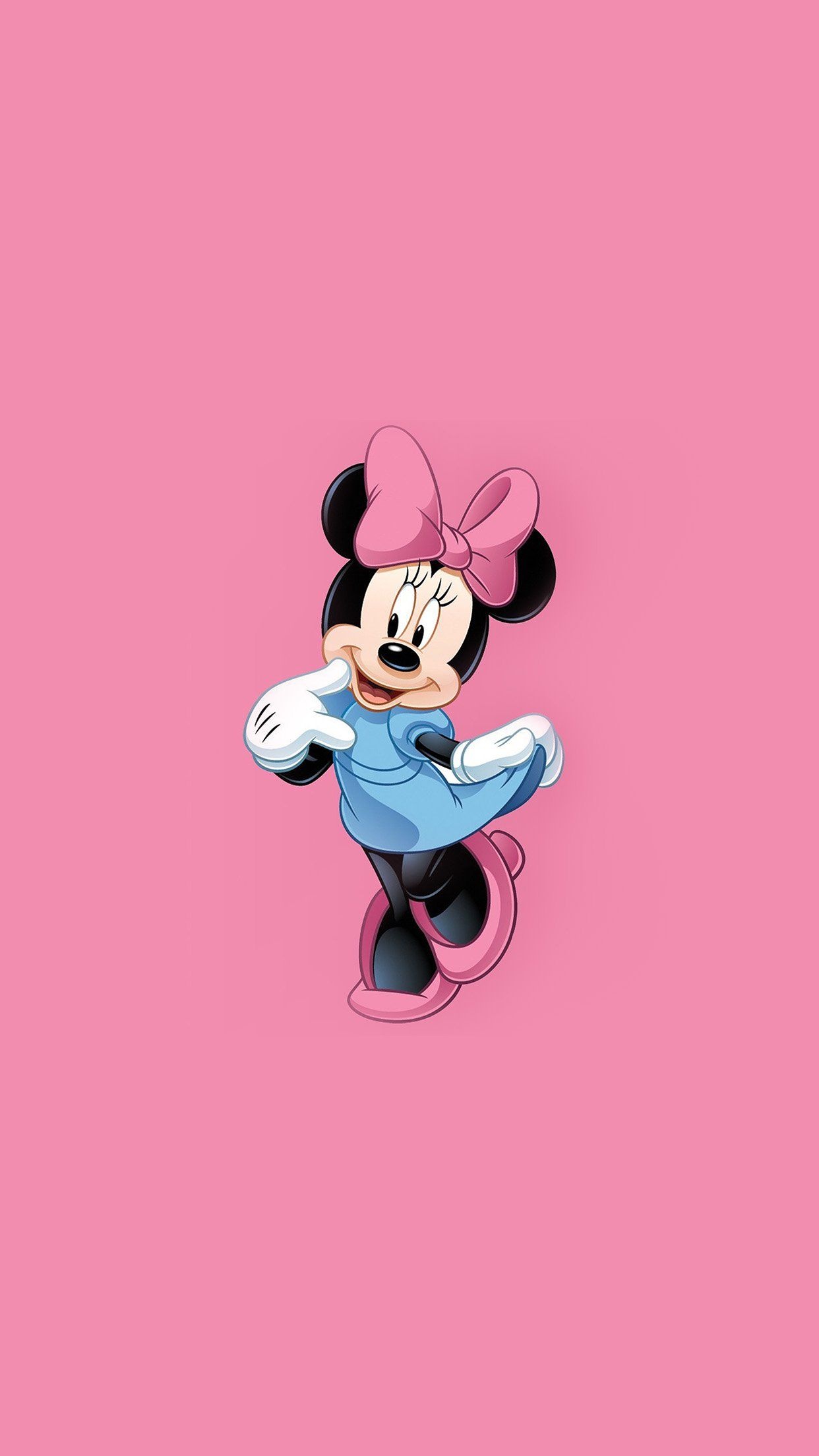 Minnie Mouse, iPhone wallpapers, Cute backgrounds, Cartoon character, 1250x2210 HD Phone