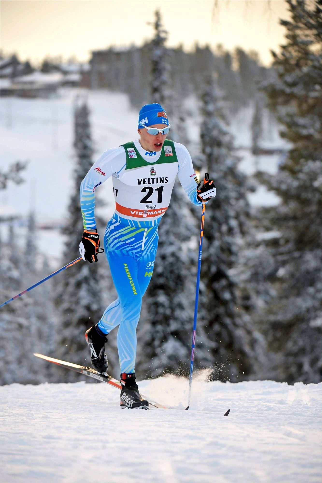 Iivo Niskanen, Dedicated athlete, Skiing to school, Inspirational story, 1340x2000 HD Phone