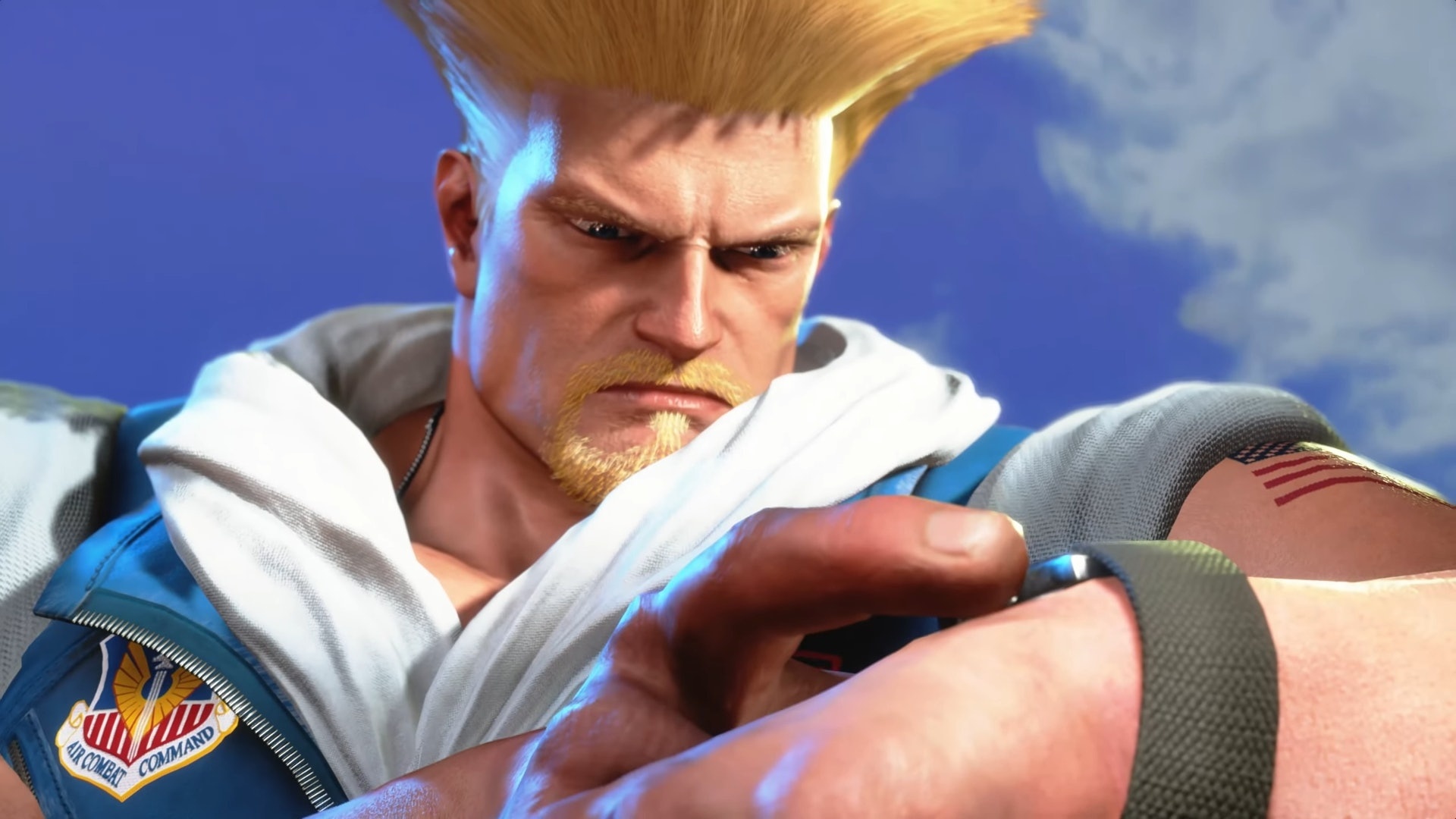 Guile character, Street Fighter 6 gameplay, Full-on chad, Fighting game legend, 1920x1080 Full HD Desktop