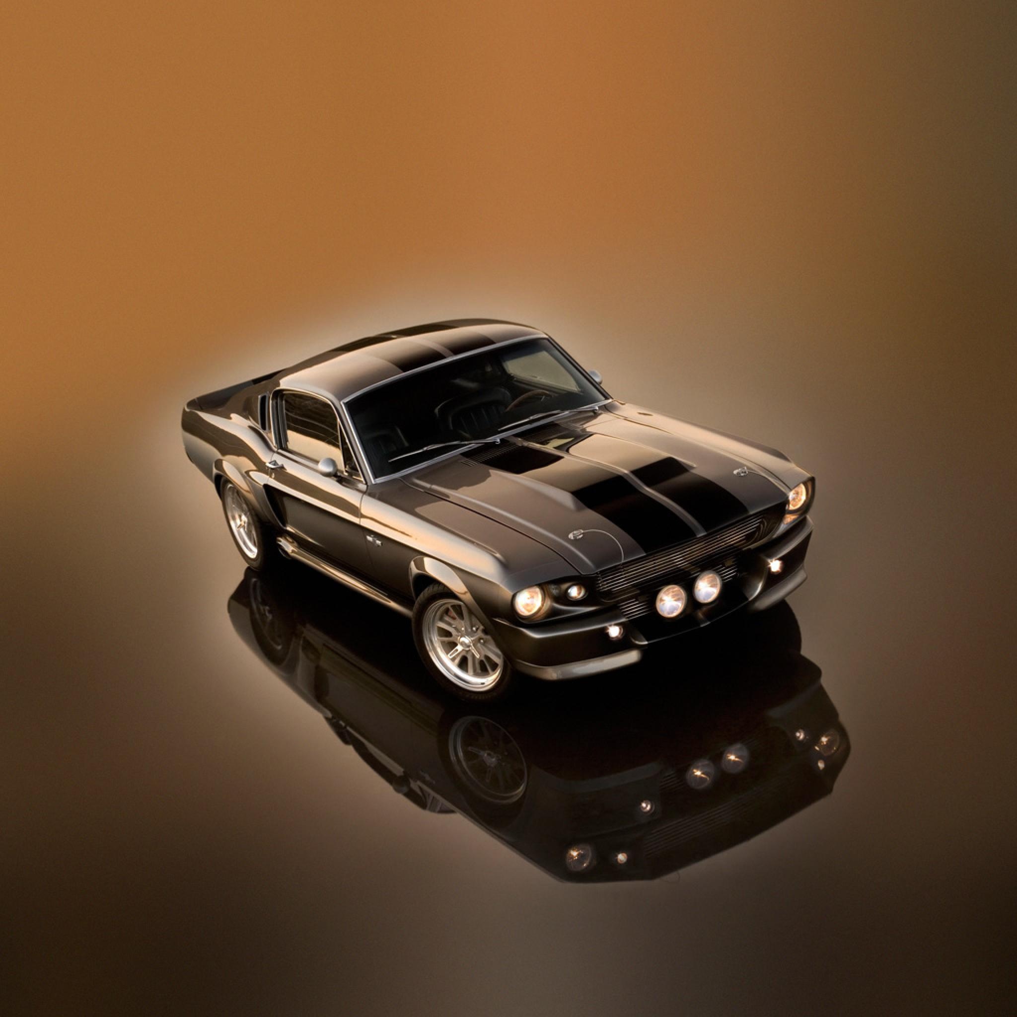 1967 Mustang Eleanor, Vintage muscle aesthetic, Iconic design, Automotive history, Powerful stance, 2050x2050 HD Handy