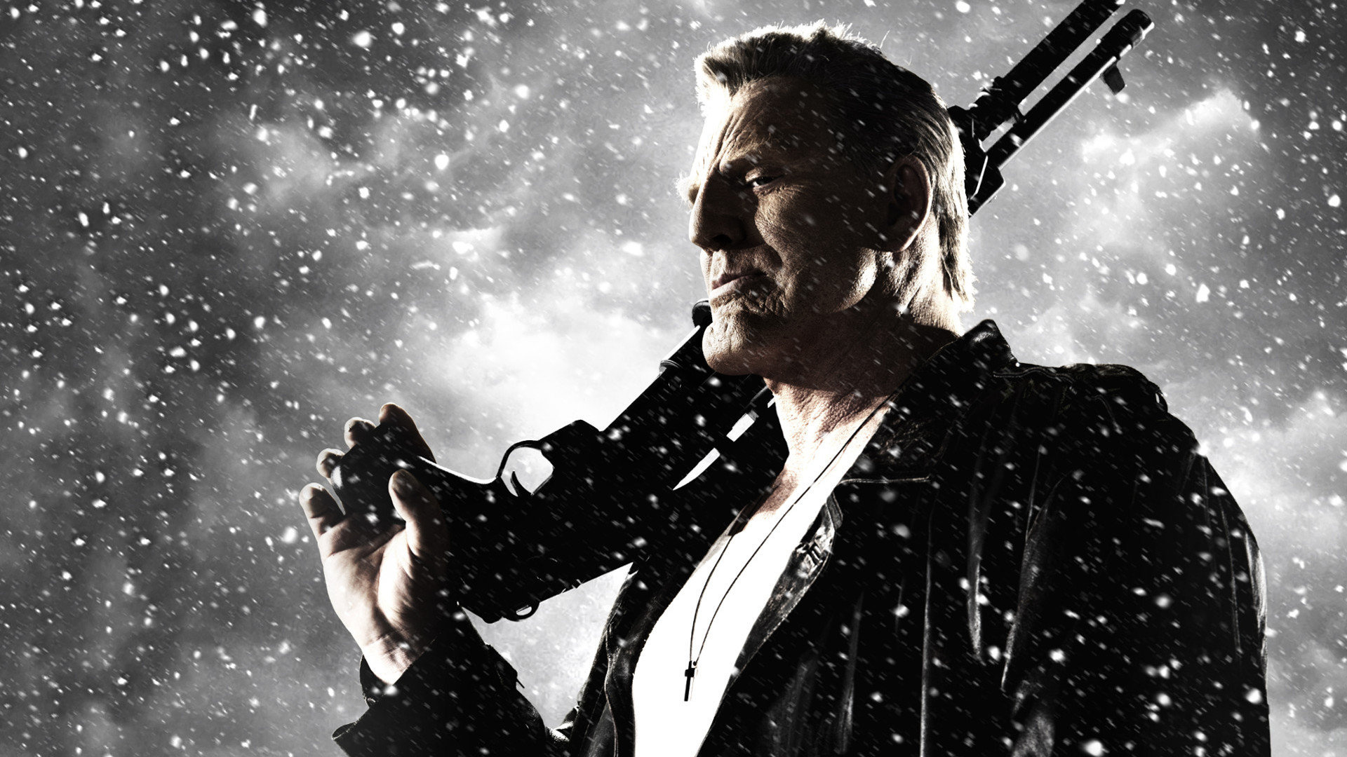Sin City: Sequel, A Dame To Kill For, Mickey Rourke as Marv. 1920x1080 Full HD Background.