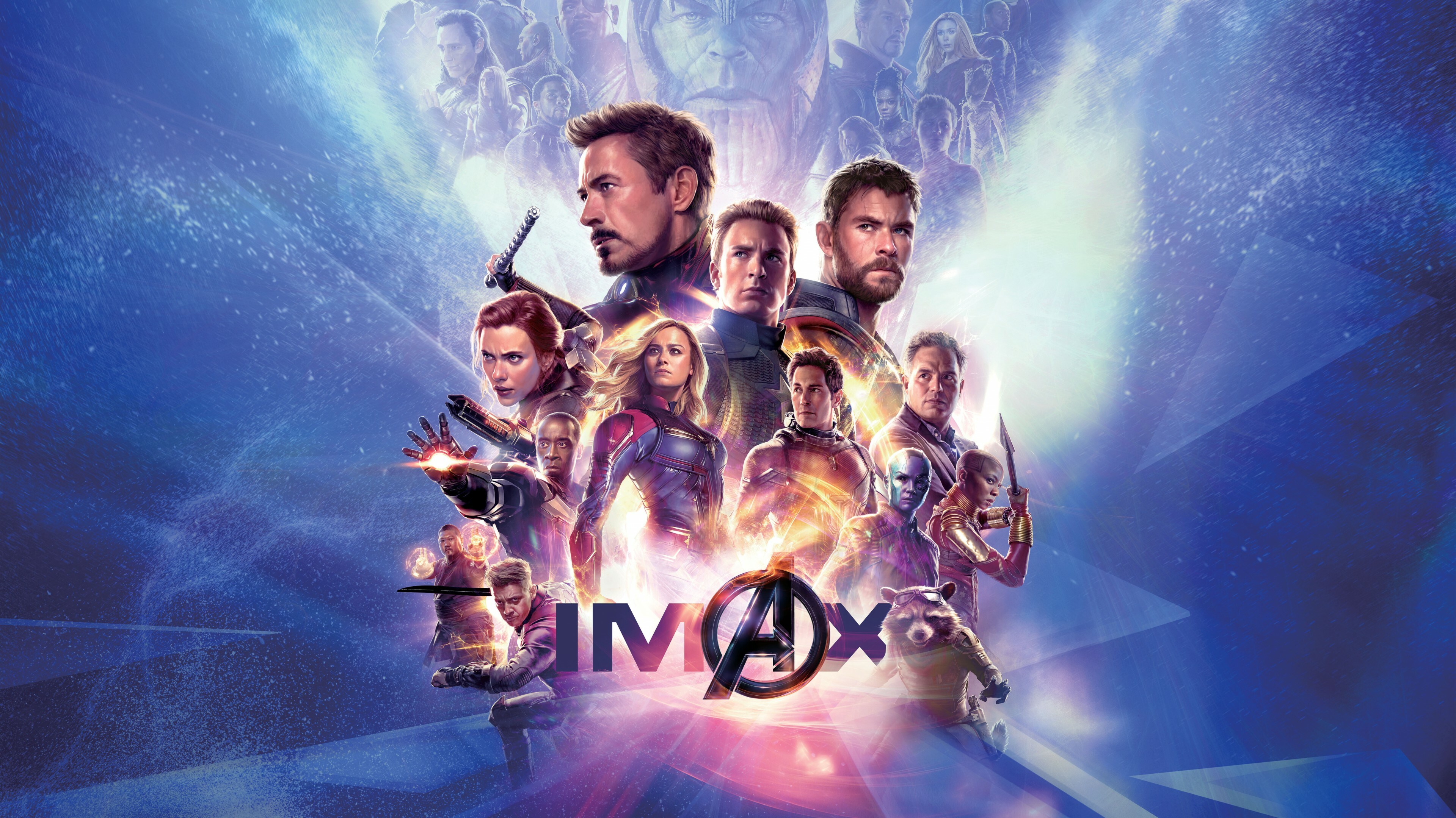 Avengers: Endgame, IMAX Poster, Superheroes. 3840x2160 4K Wallpaper.