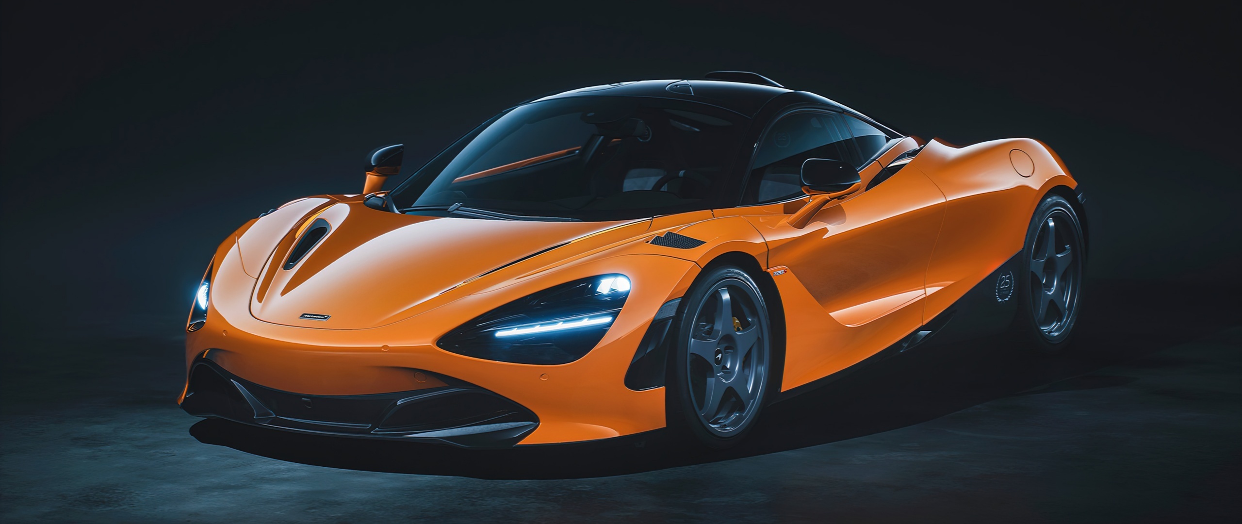 McLaren 720S, Speed demon, Cutting-edge technology, Sleek and powerful, 2560x1080 Dual Screen Desktop
