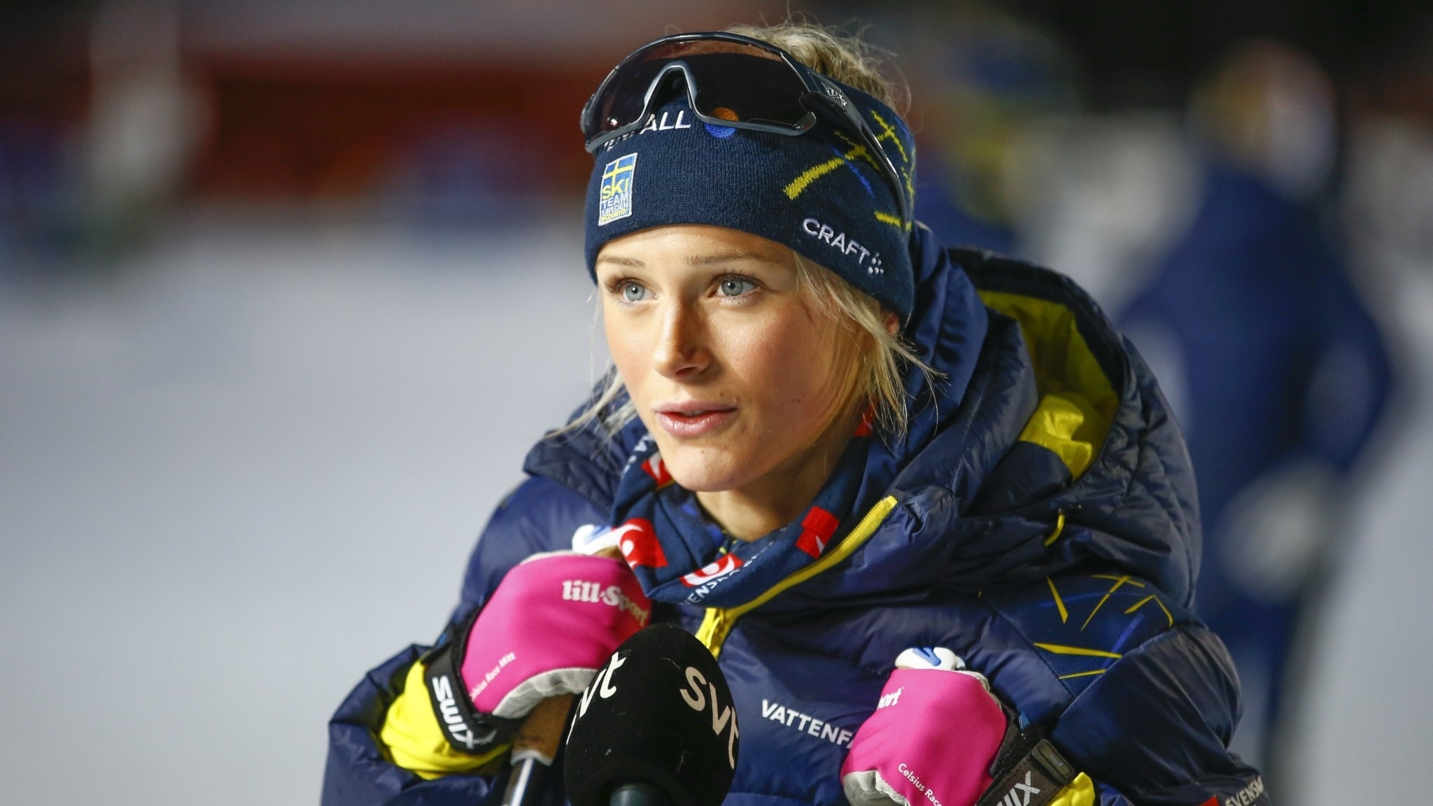 Frida Karlsson, Waiving world cup, Lahti, Nordic skiing, 2050x1160 HD Desktop