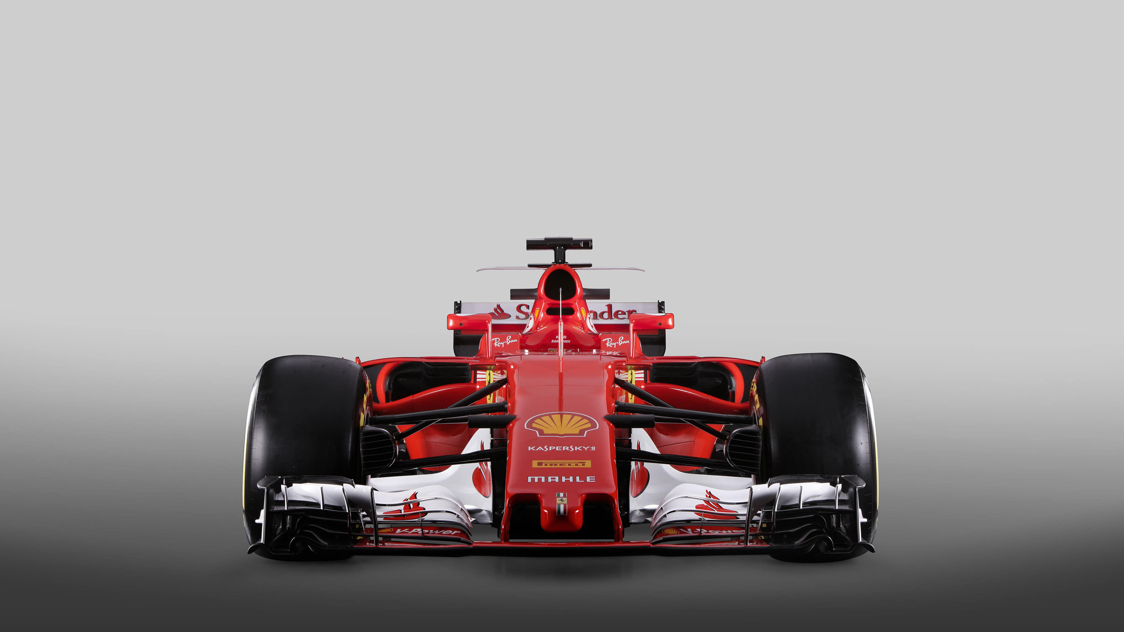 Formula 1: Ferrari SF70H, designed and constructed by Scuderia Ferrari. 3840x2160 4K Background.