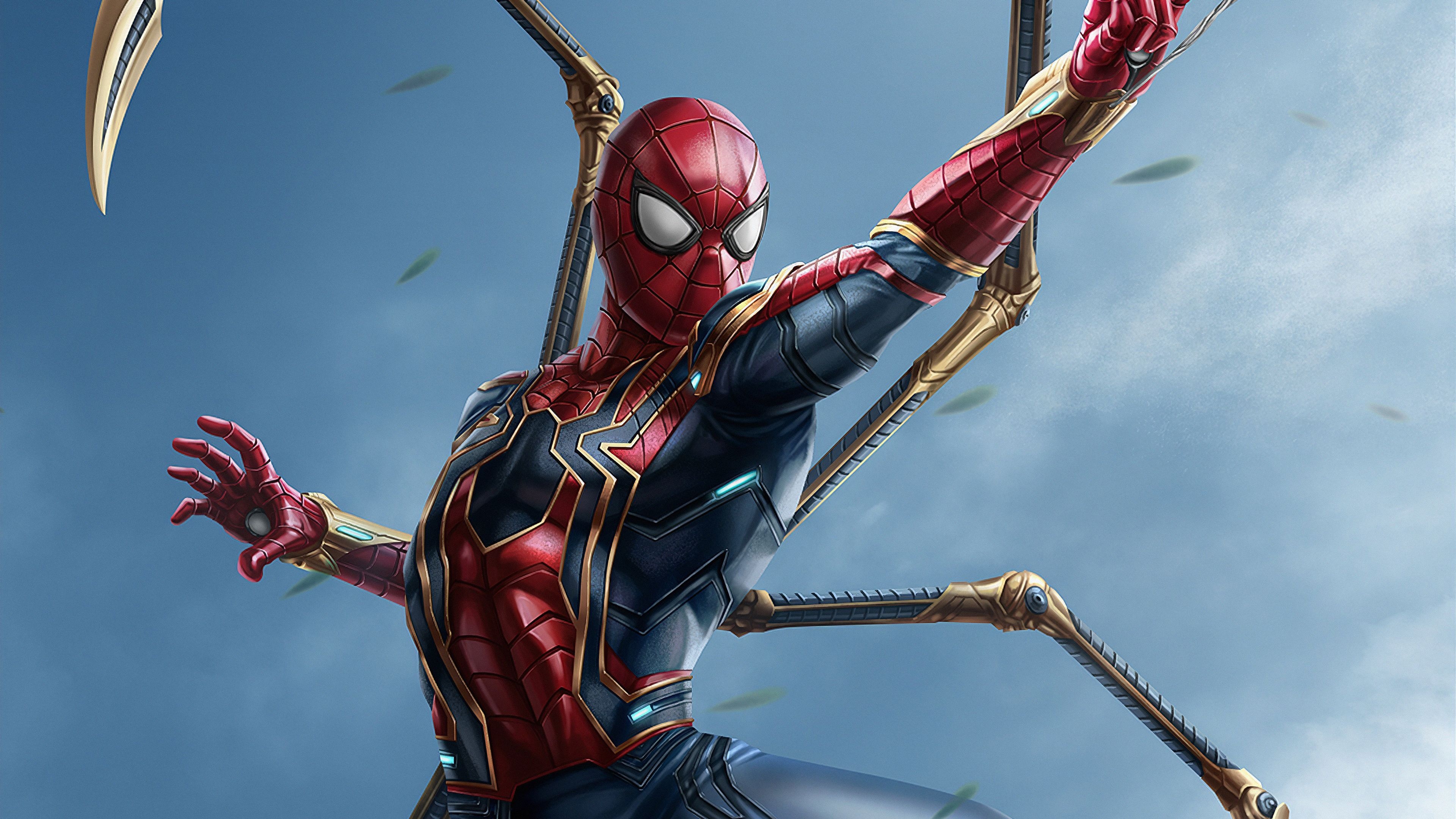 Iron Spider, Spider-Man Iron Spider wallpapers, 3840x2160 4K Desktop