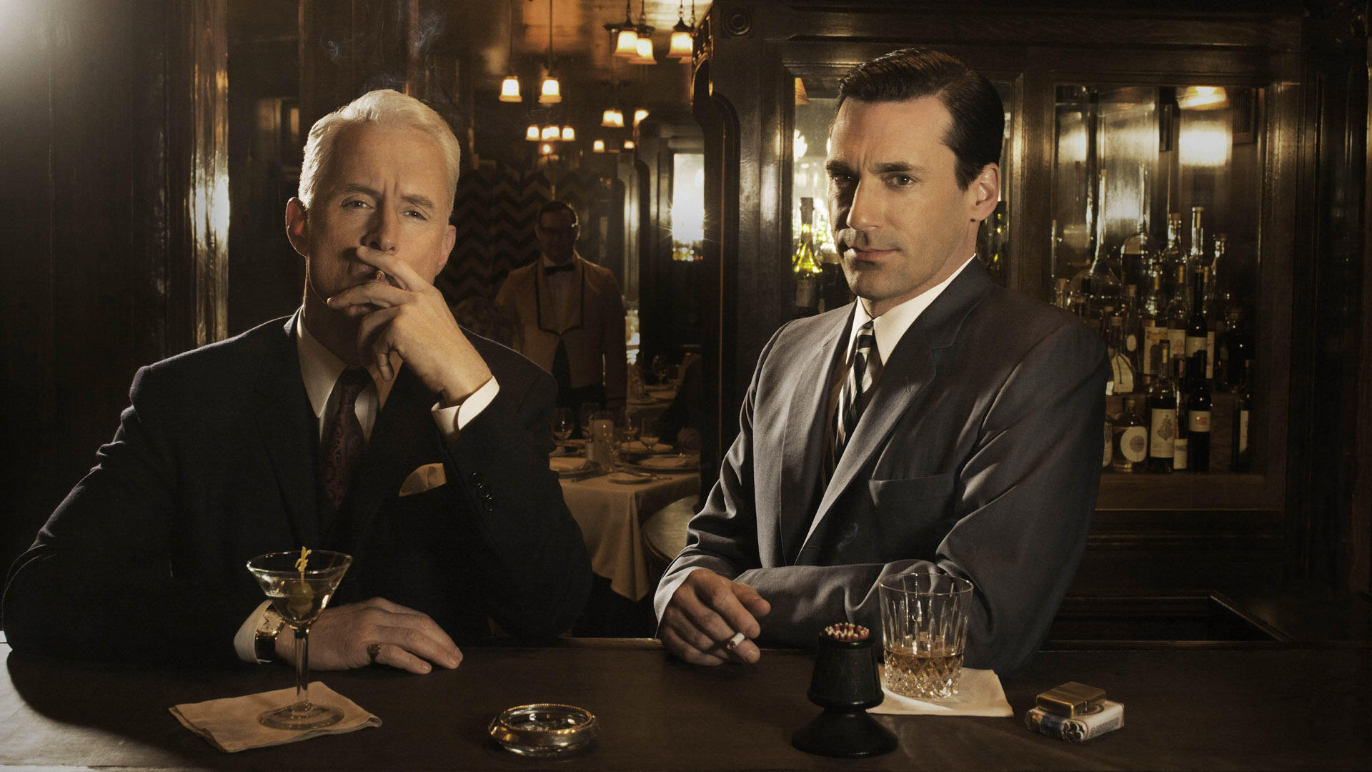 Mad Men (TV Series): Visual style and historical authenticity. 1920x1080 Full HD Wallpaper.