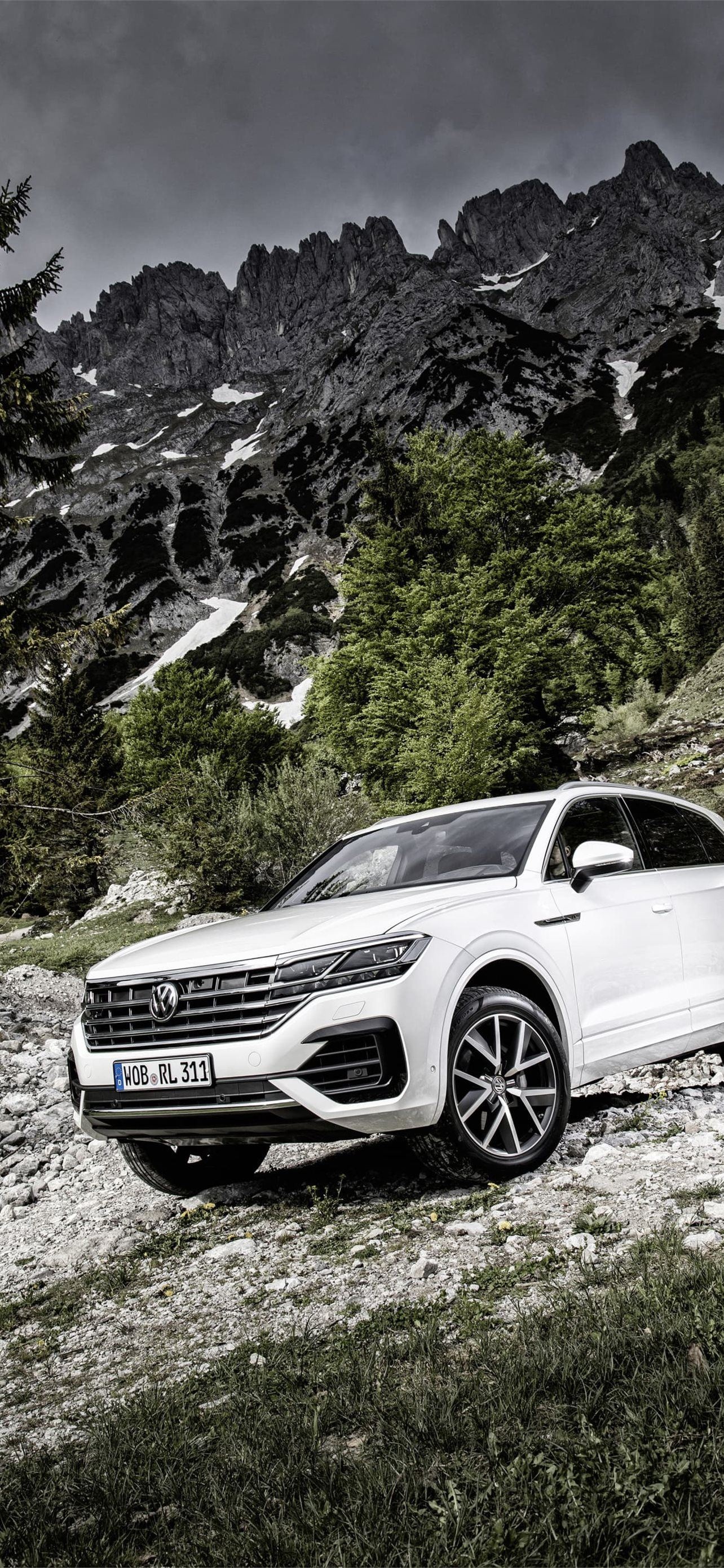 Volkswagen Touareg, Luxury on wheels, iPhone wallpapers, Captivating design, 1290x2780 HD Phone