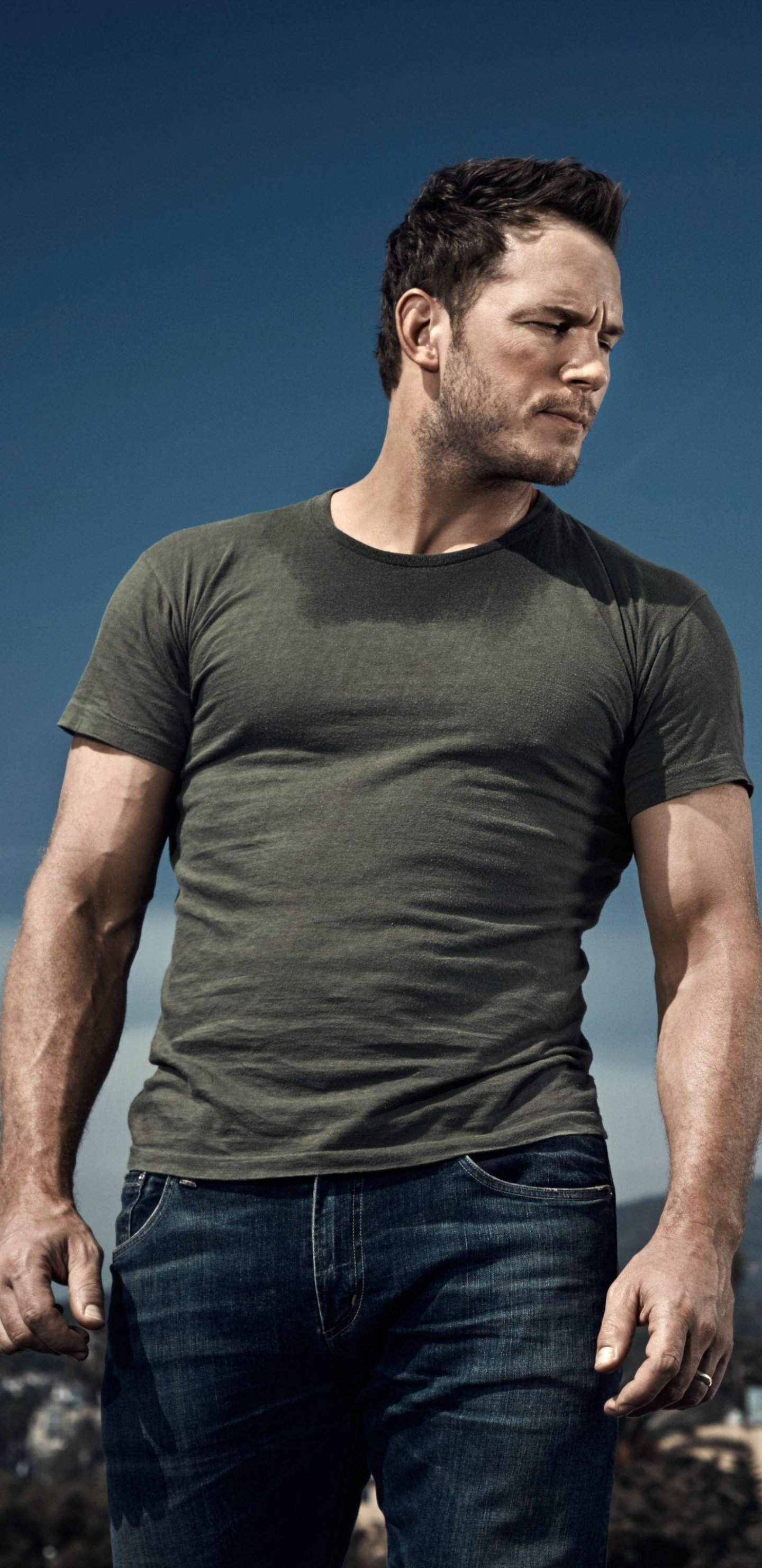 Chris Pratt: Celebrity, named by Time as one of the 100 most influential people in the world. 1440x2960 HD Wallpaper.