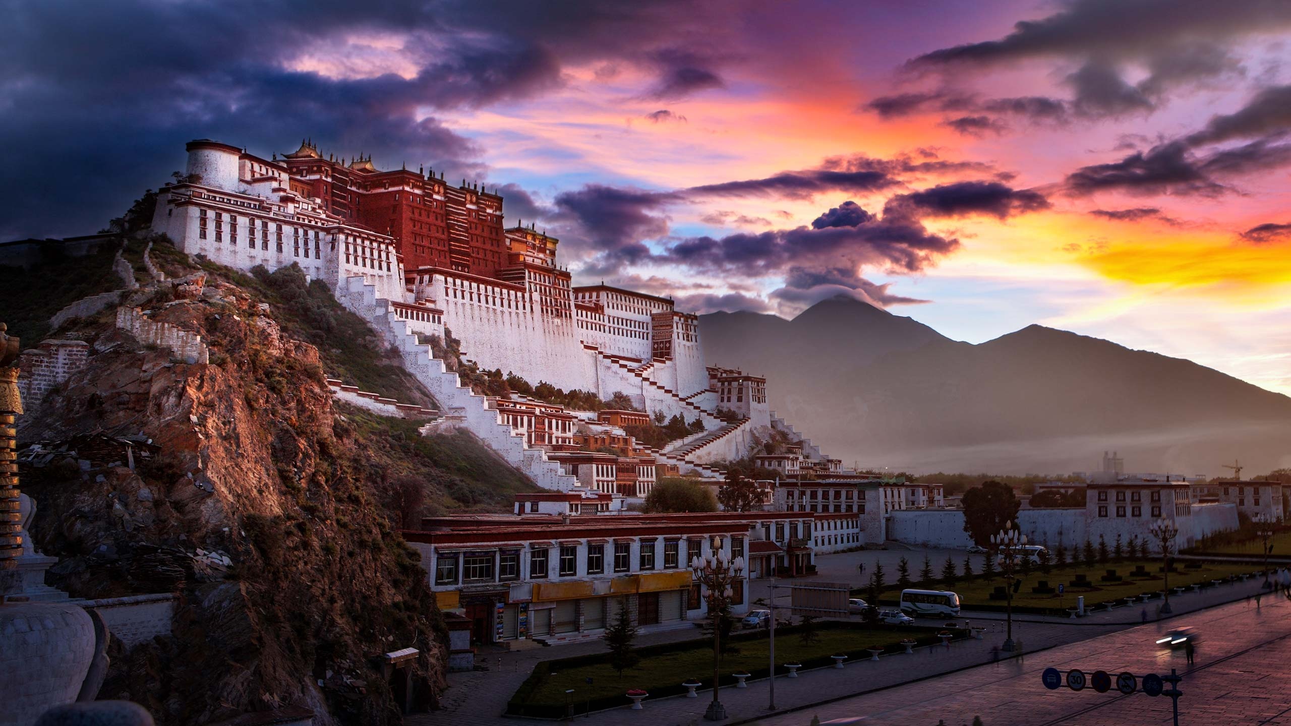 Festive journey, Vibrant celebrations, Cultural exploration, Tibetan traditions, 2560x1440 HD Desktop