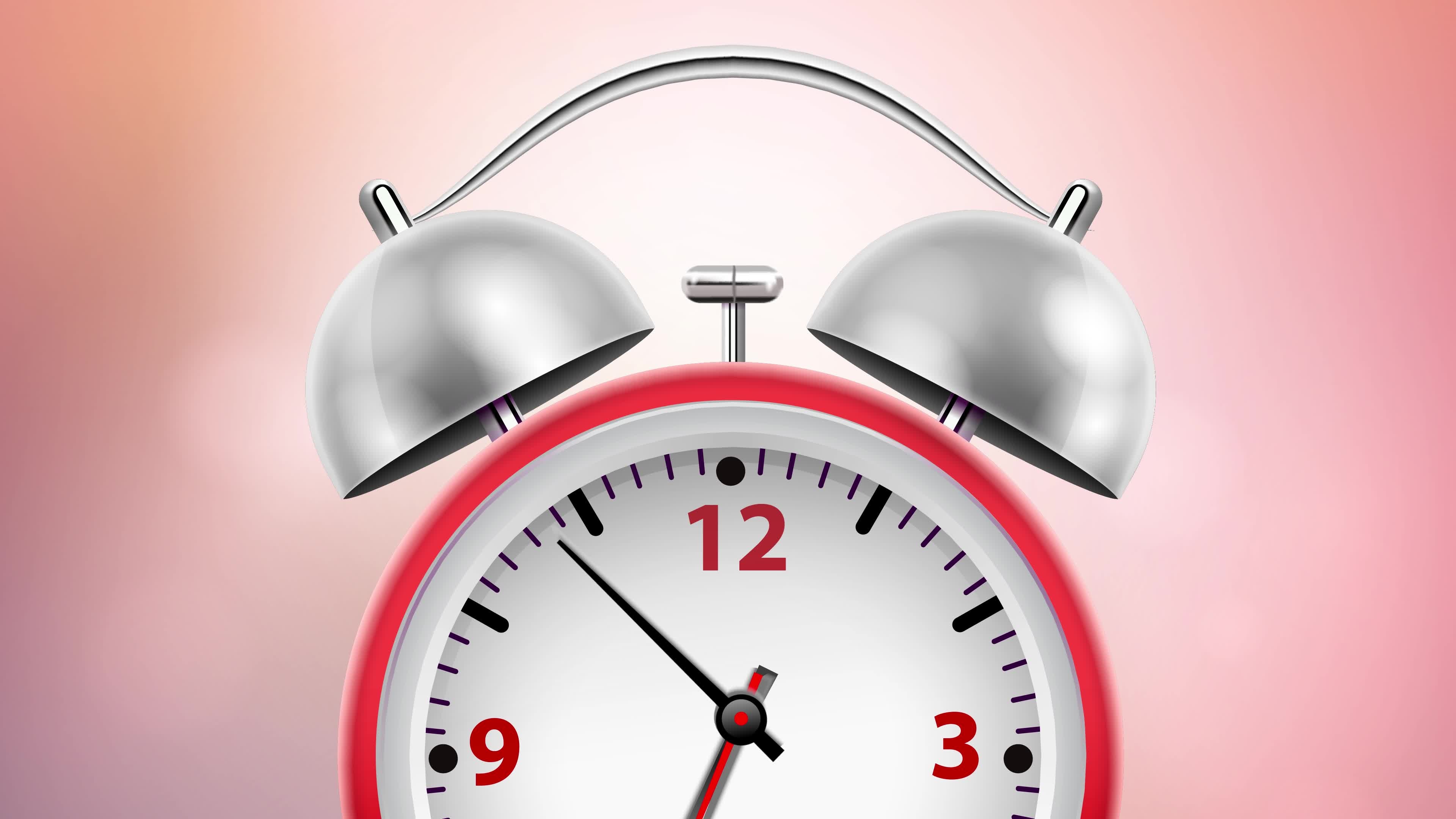 Alarm clock ringing, Wake up call, Time to start, Time-sensitive tasks, 3840x2160 4K Desktop