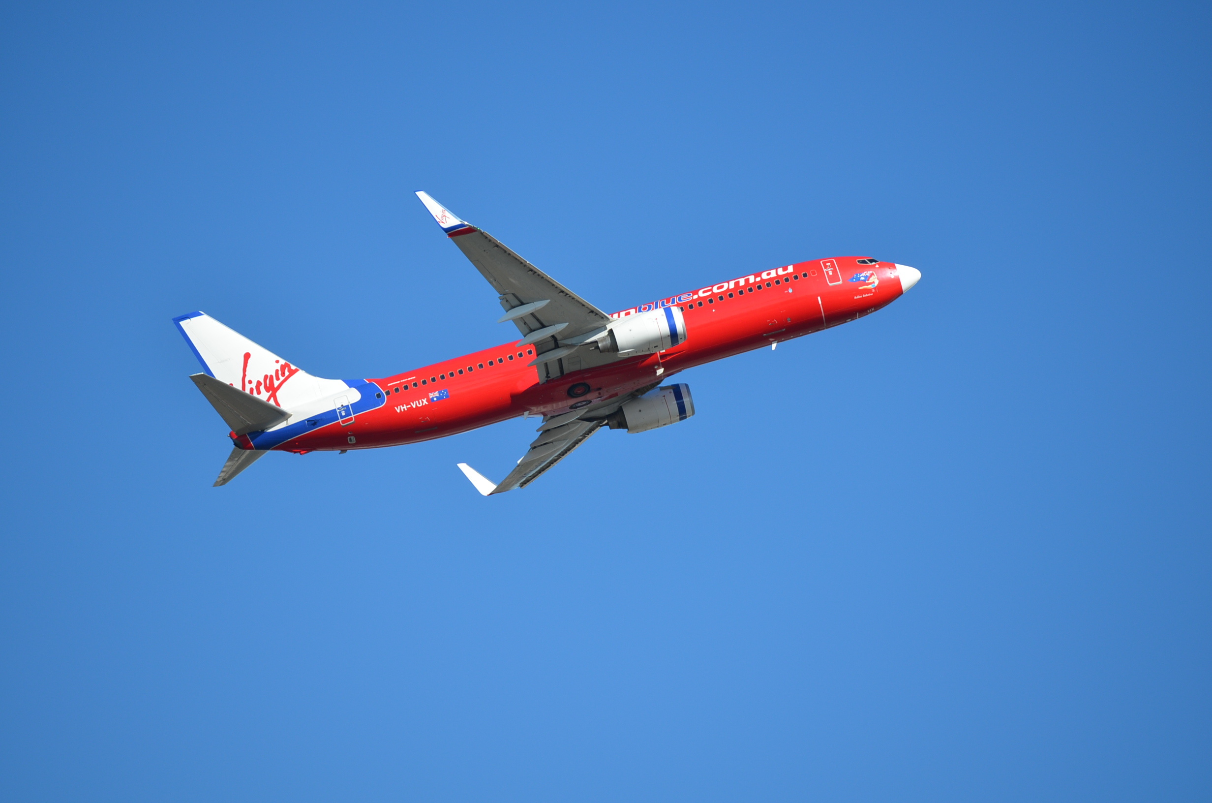 Virgin Blue Airlines, Boeing 737, 4K ultra HD, 2470x1640 HD Desktop