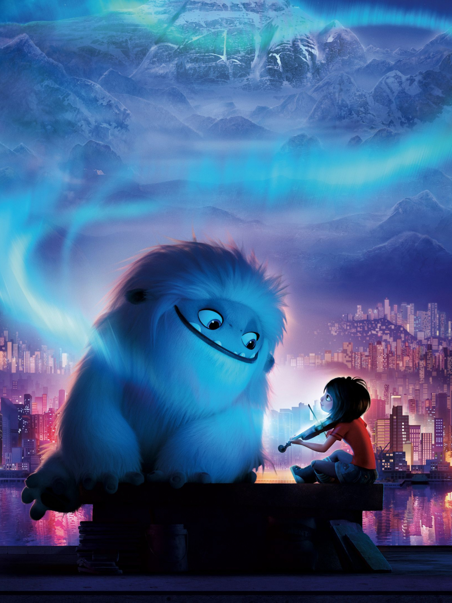 Abominable, Animation movie, Yeti and kid, 4K wallpaper, 1540x2050 HD Handy