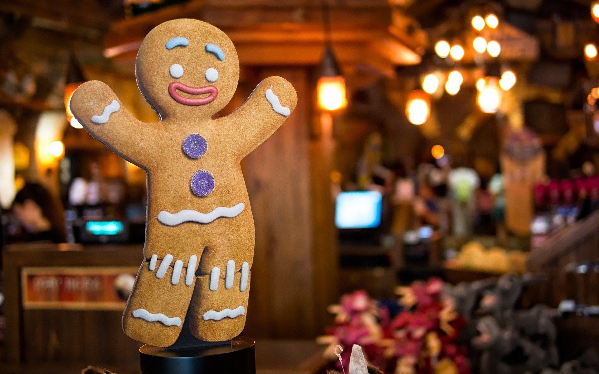 Gingerbread Man wallpapers, Festive delight, Holiday cheer, Whimsical character, 1920x1200 HD Desktop