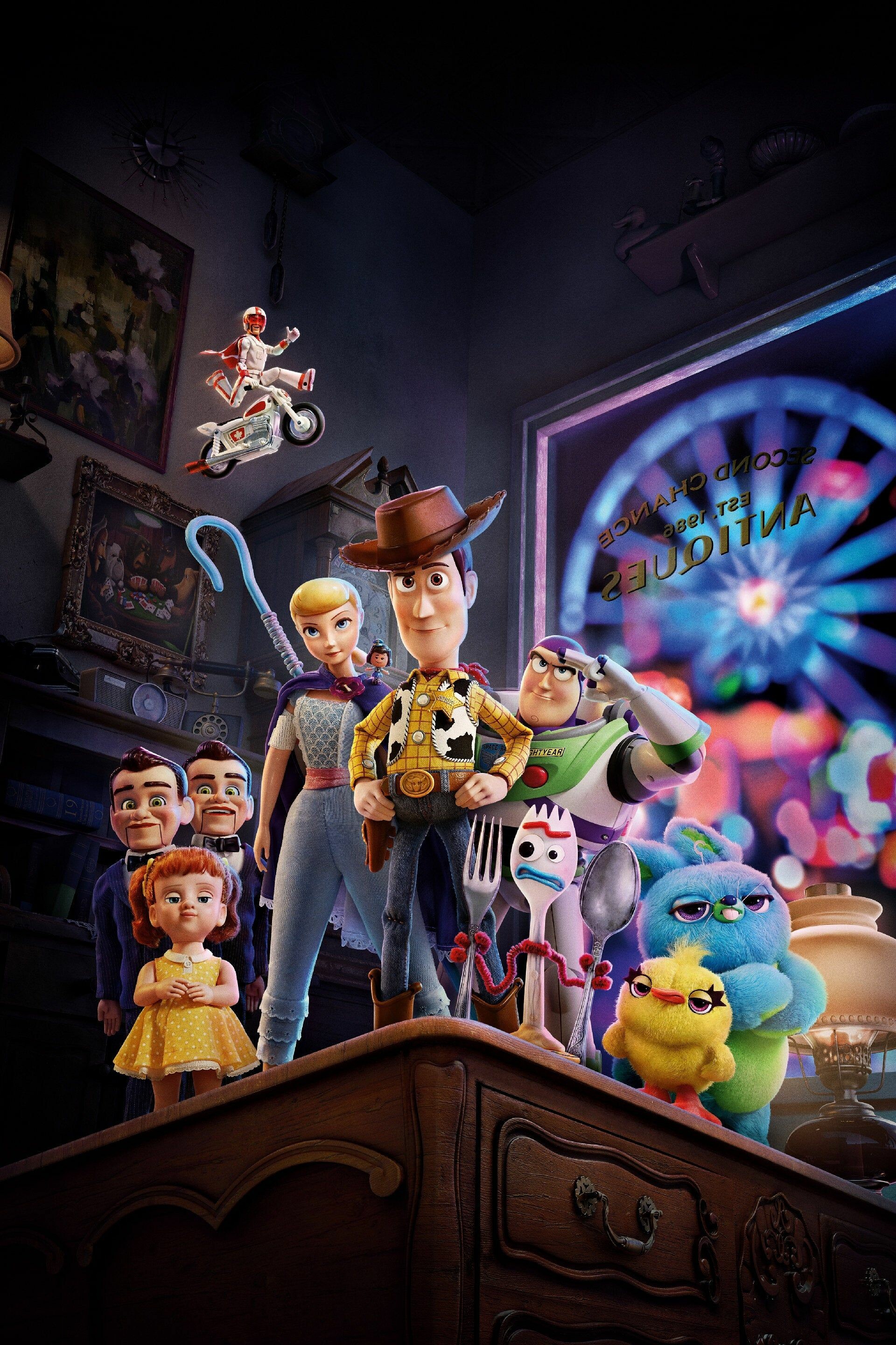 Toy Story: Disney, Cartoon premiered in Los Angeles on June 11, 2019. 1920x2880 HD Background.