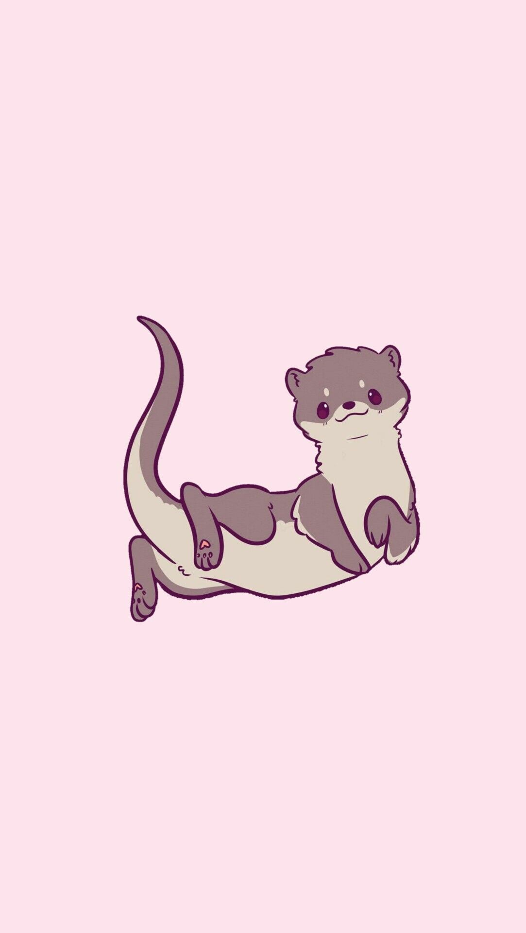 Ferret: Its name is derived from the Latin word furittus, meaning "little thief". 1090x1920 HD Background.
