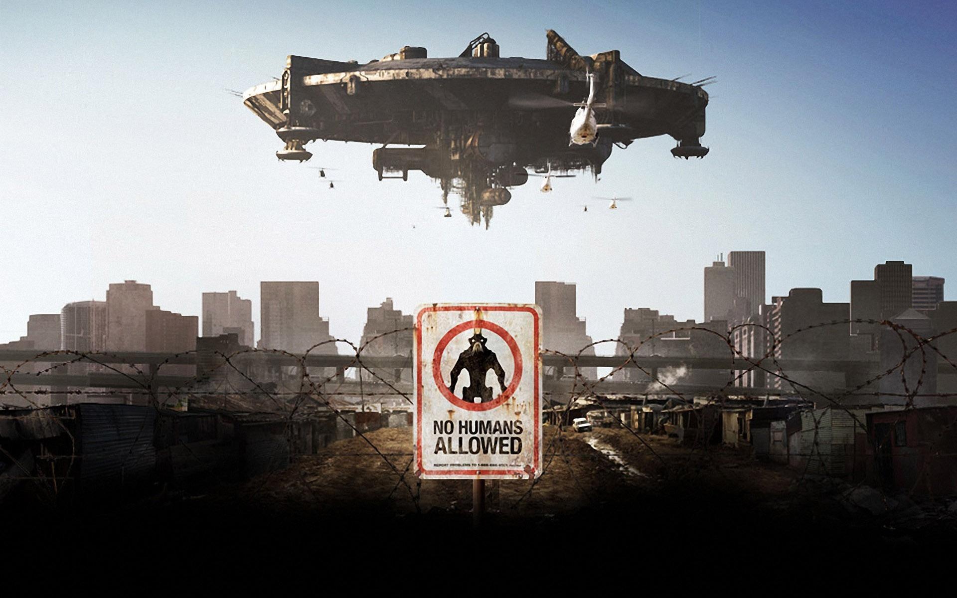 District 9: An original and innovative science fiction movie made by director Neill Blomkamp. 1920x1200 HD Background.