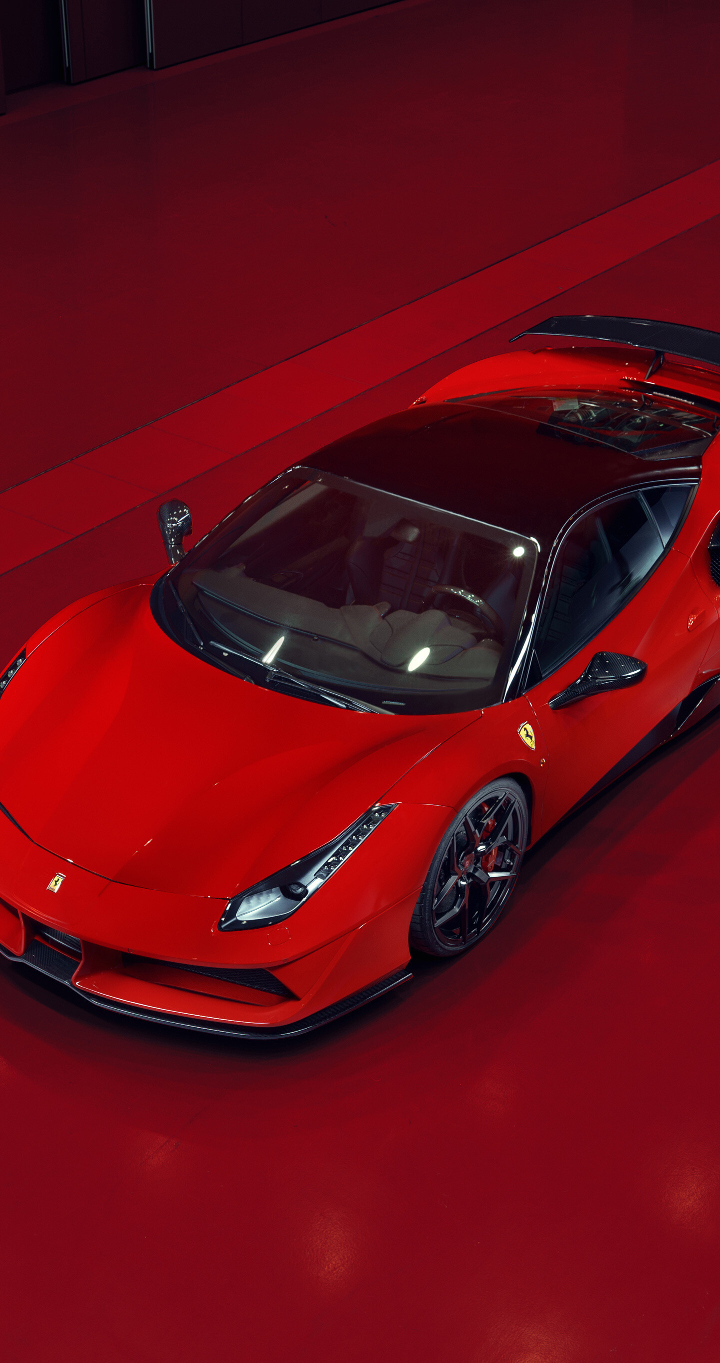 Ferrari: 488 GTB Pogea Racing FPlus Corsa. 1440x2730 HD Wallpaper.