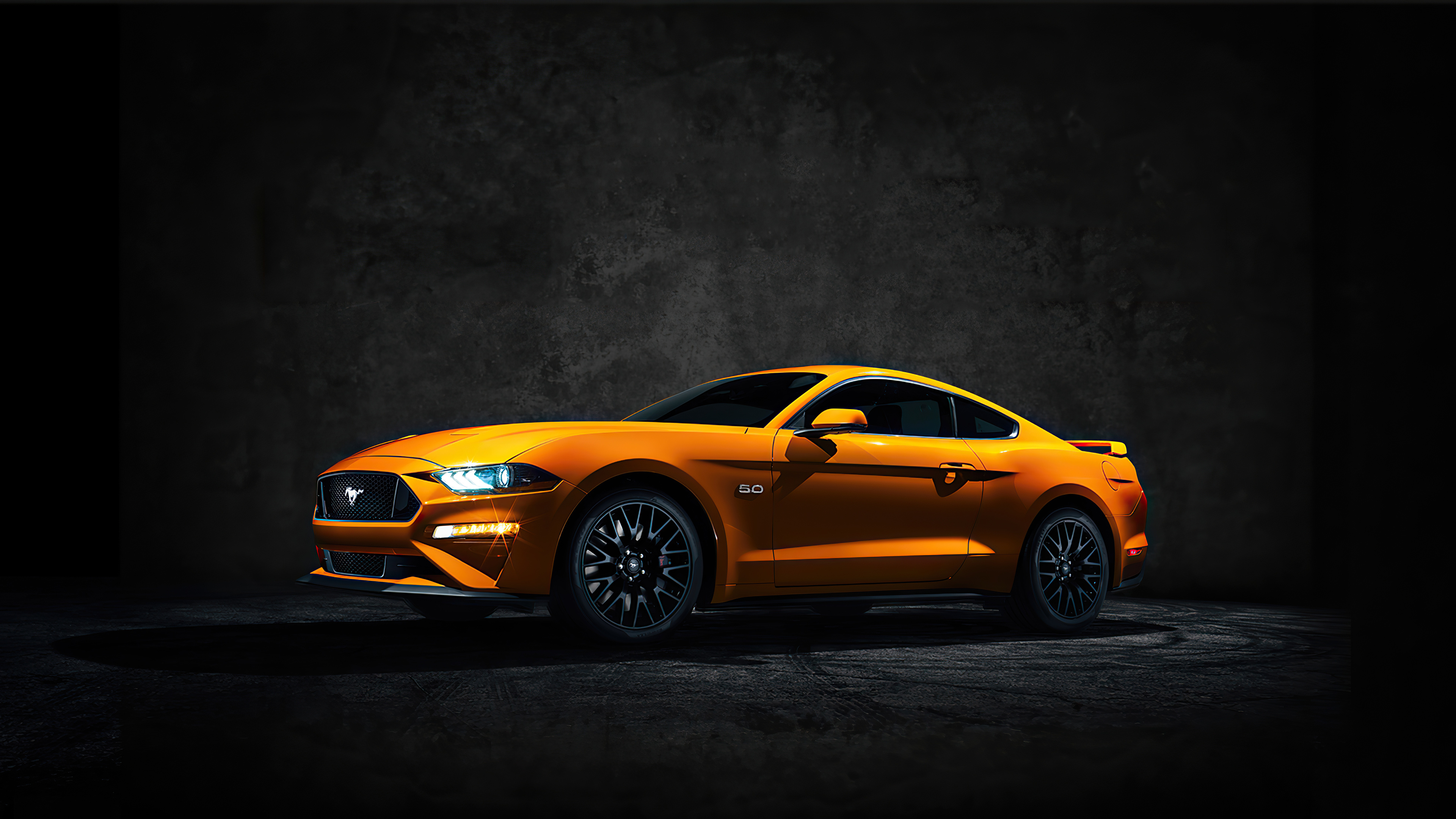 Ford Mustang: The best all-around muscle car of the 21st century, 2020 model. 3840x2160 4K Background.