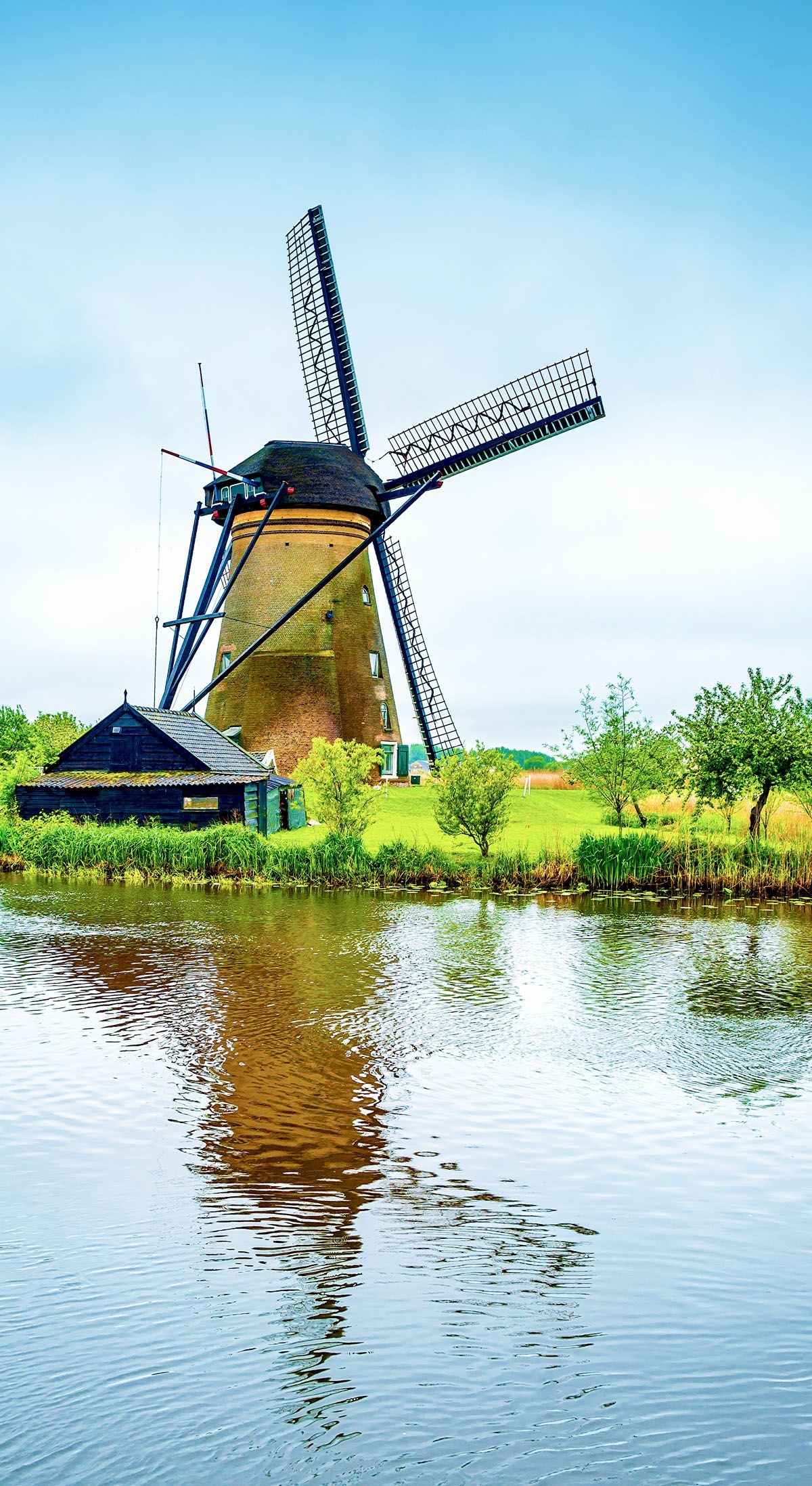 Kinderdijk windmills, Captivating Netherlands, Holland travel, Dutch wonders, 1200x2200 HD Handy