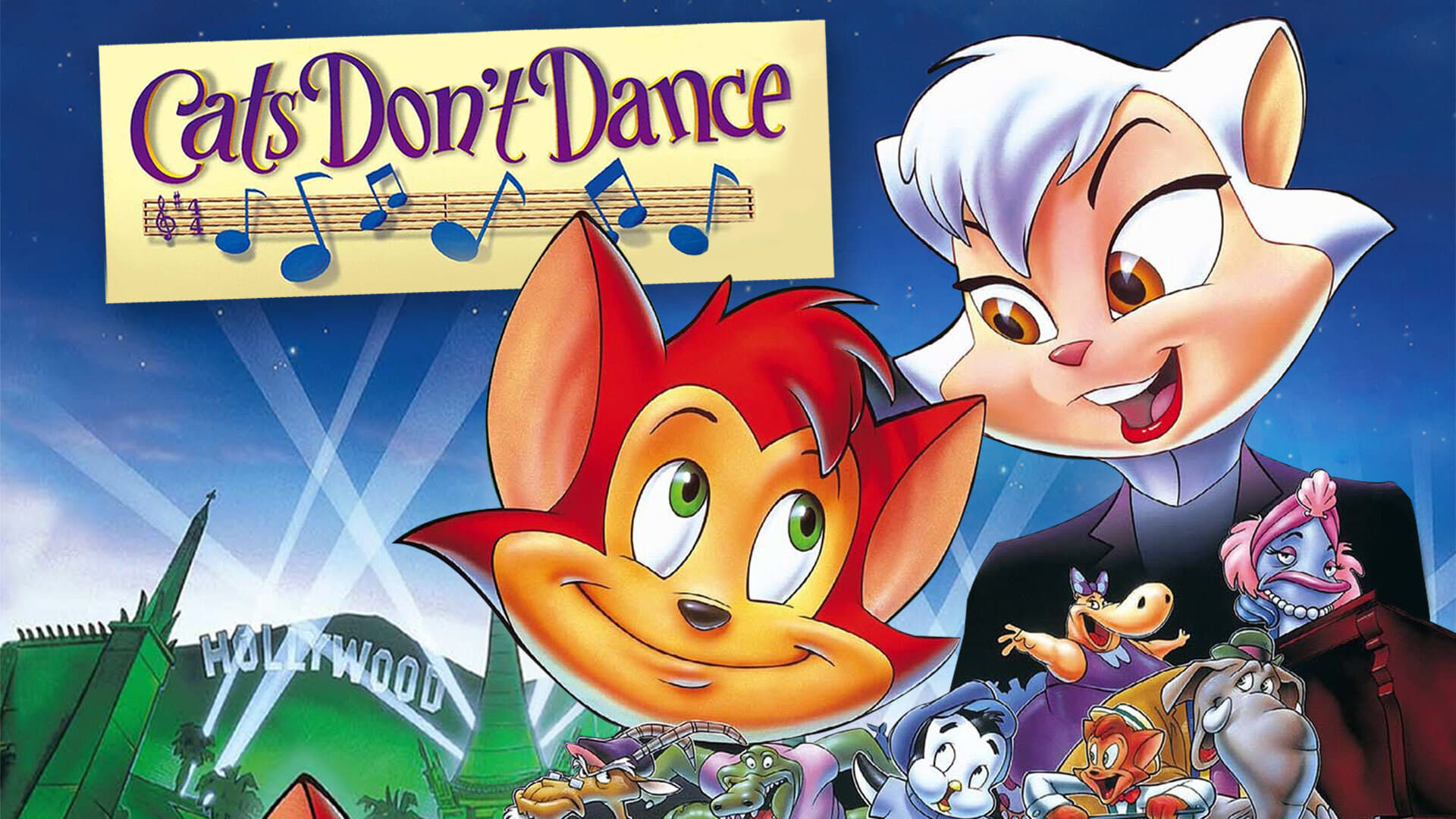 Cats Don't Dance (1997): An animated film, Comedy, A talented cat dreaming of Hollywood, Cartoon. 1920x1080 Full HD Wallpaper.