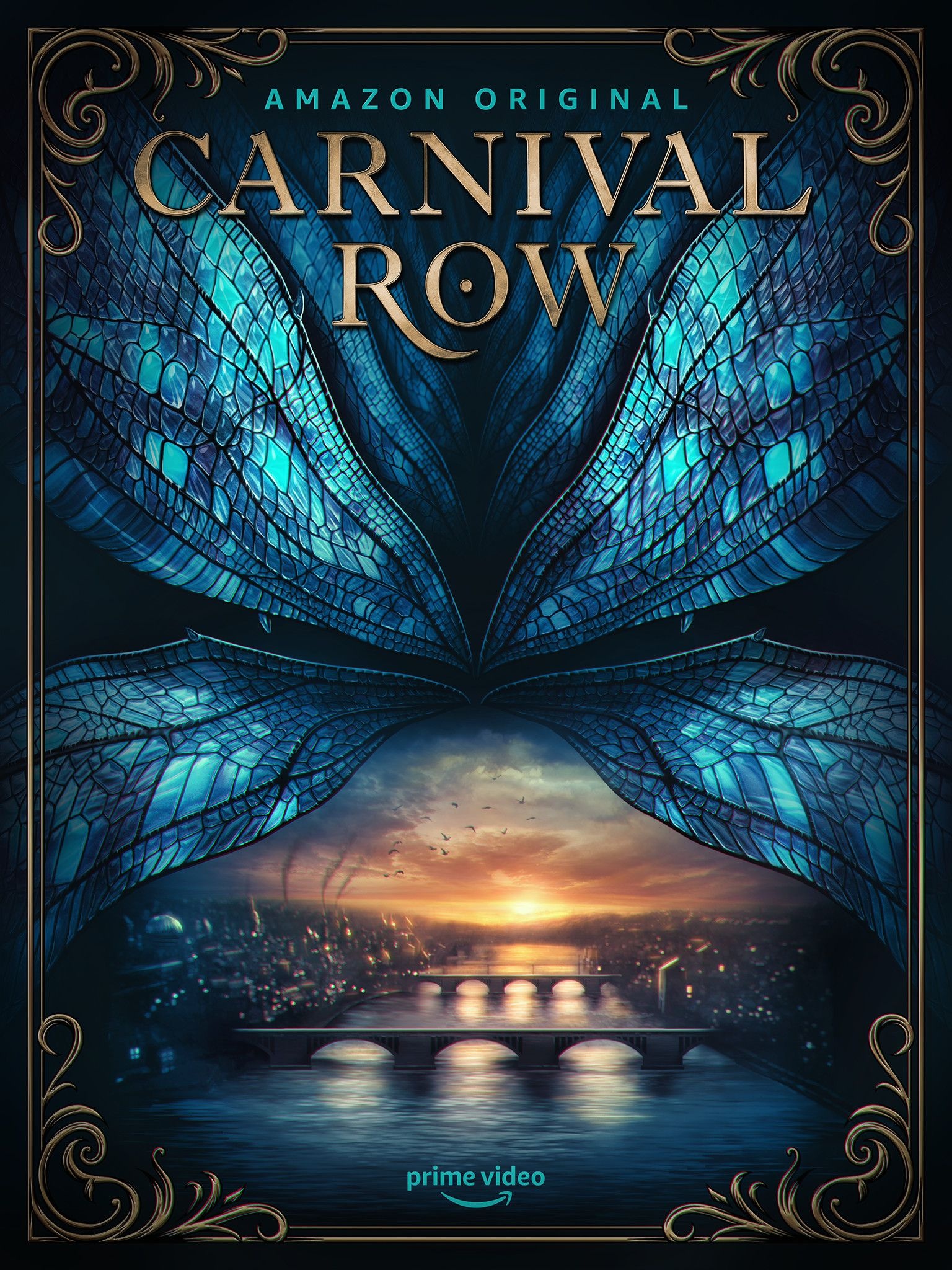 Carnival Row series, Stunning poster, Fantasy television, Mythical creatures, 1540x2050 HD Handy