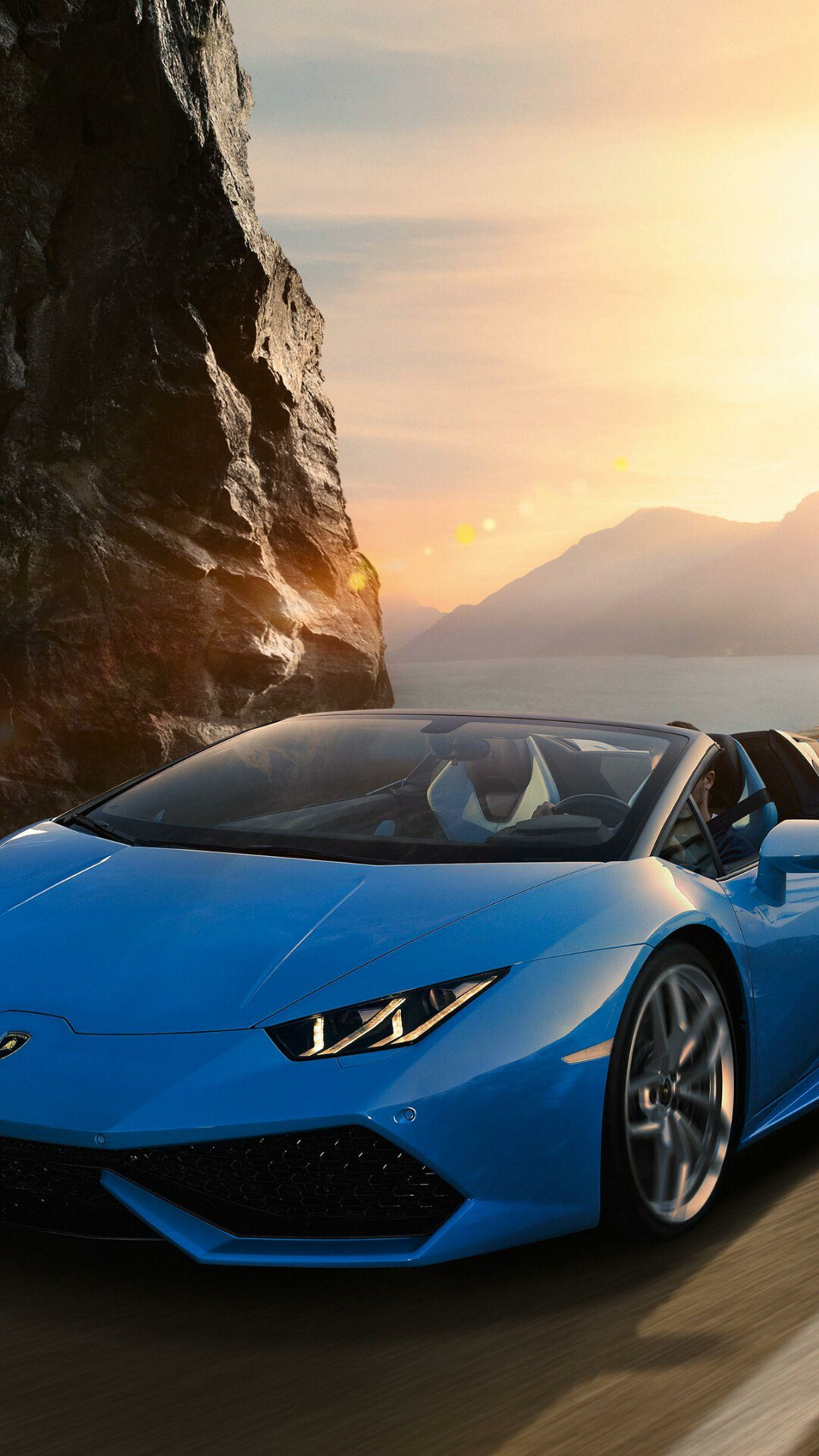 Lamborghini: The Italian automotive brand, was bought by the Chrysler Corporation in 1987. 1080x1920 Full HD Wallpaper.