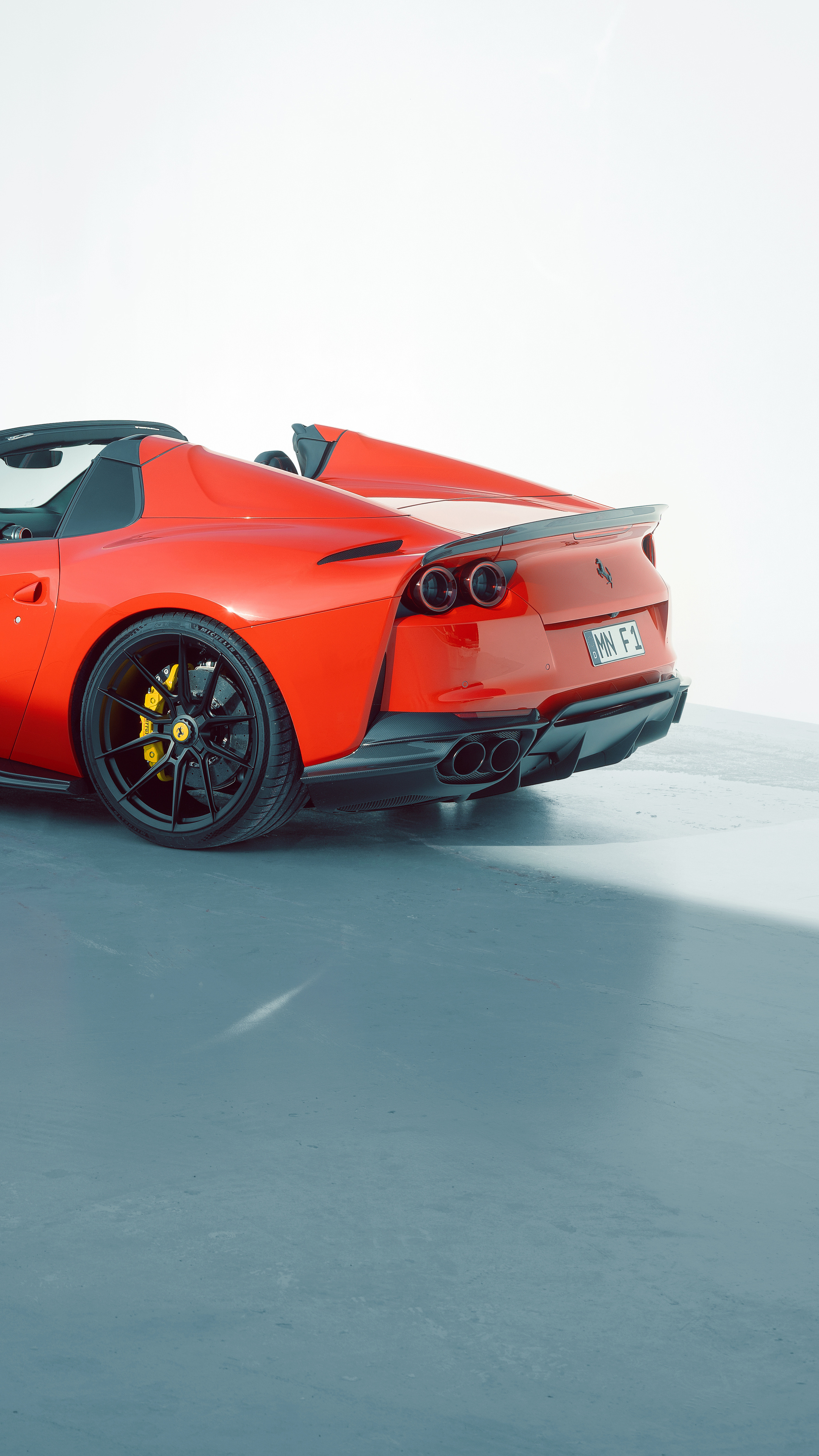 Ferrari 812 GTS, Novitec tuning, Front view 8K, Sony Xperia, 2160x3840 4K Phone