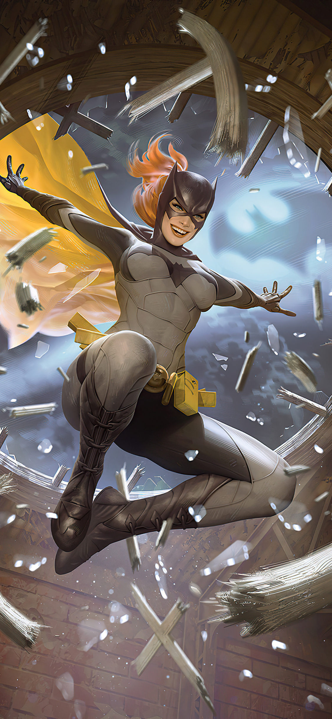 Batgirl 2020, iPhone Wallpapers, 1130x2440 HD Phone