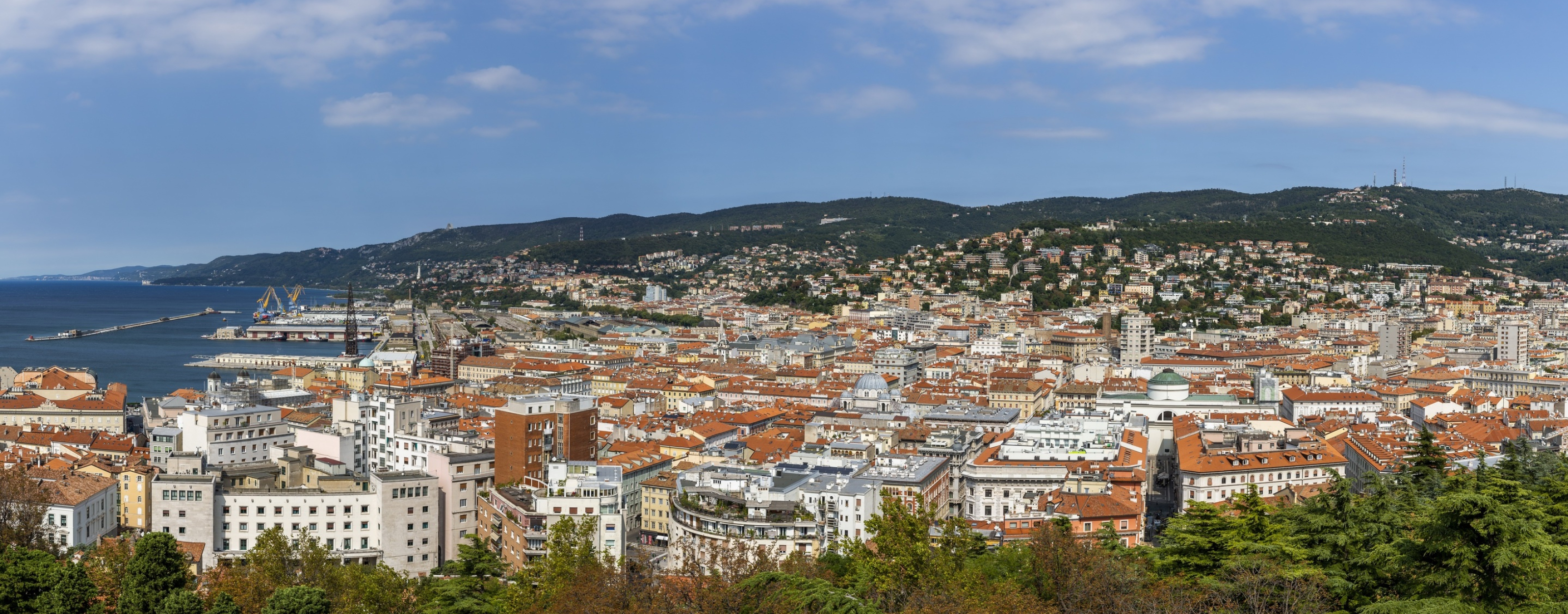 Trieste blog, Interesting places, Italy travel, Coastal city, 3200x1260 Dual Screen Desktop