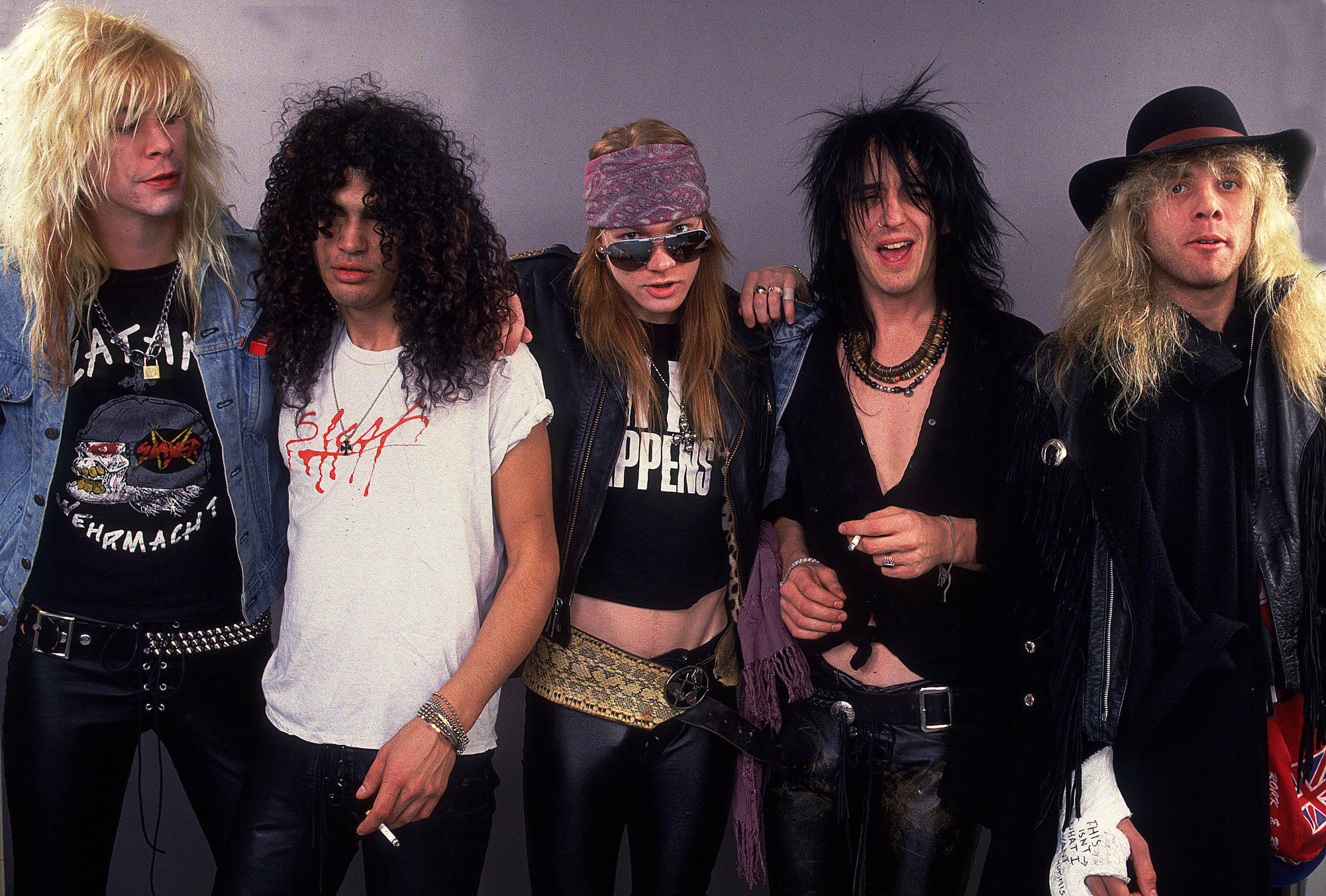 Guns N' Roses, Unreleased video premiere, 'It's So Easy', Rare footage, 2560x1730 HD Desktop