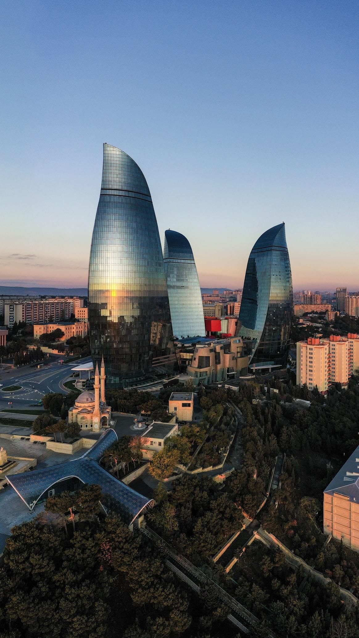 Baku, Azerbaijan, Life is a journey, Az Travel Online, 1170x2070 HD Phone