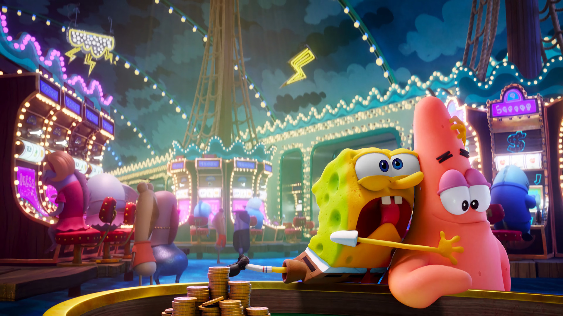 SpongeBob Movie, Adventure details, 2020 wallpapers, Mega themes, 1920x1080 Full HD Desktop