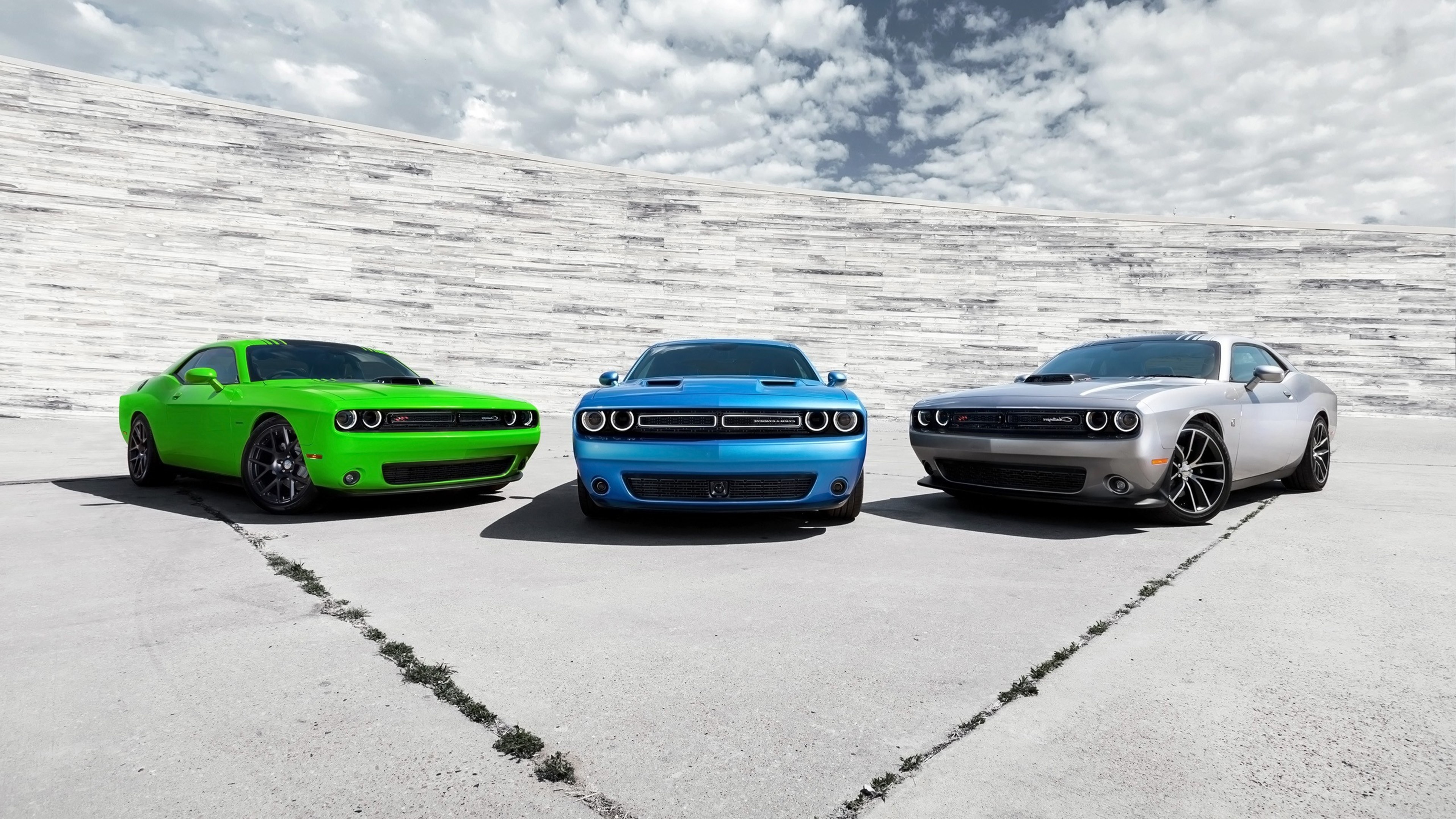 Dodge, Challenger cars, HD wallpapers, 3840x2160 4K Desktop