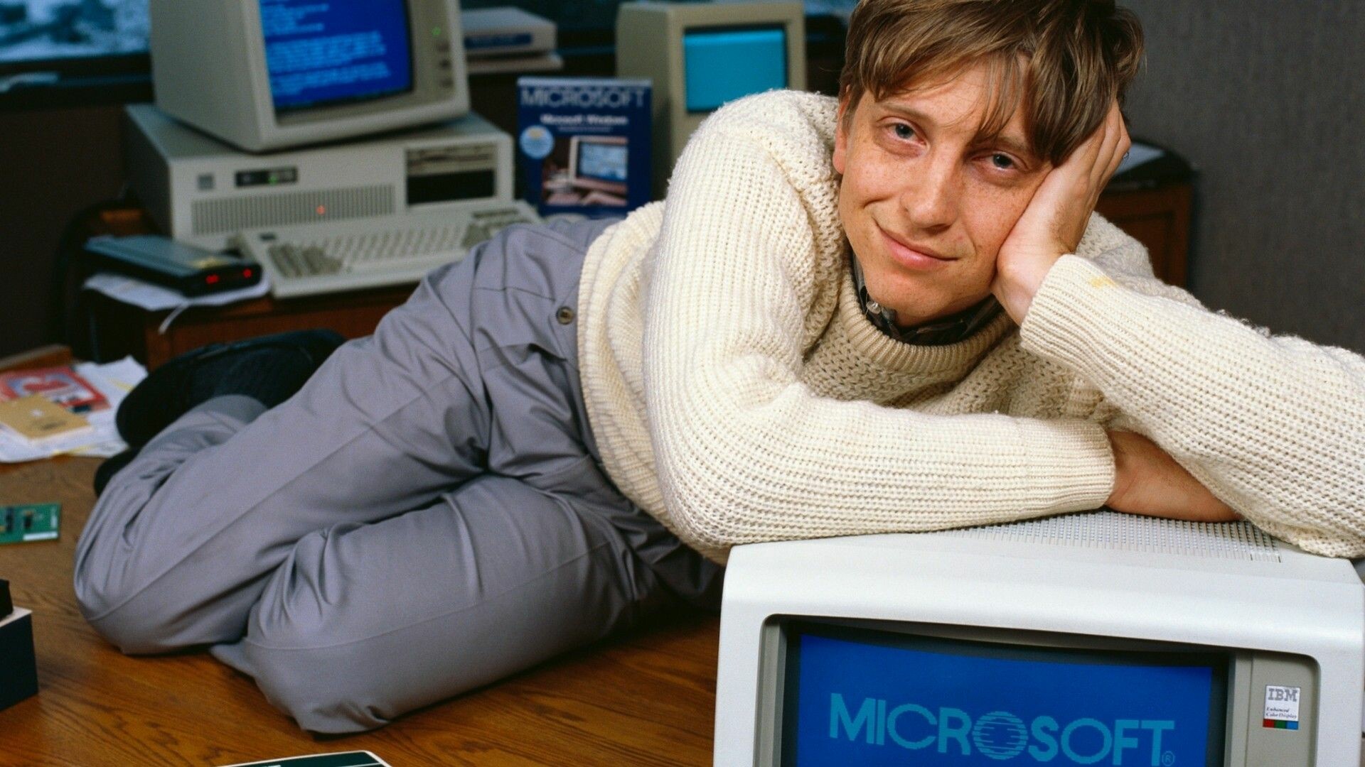 Bill Gates, Microsoft wallpapers, High-resolution backgrounds, Inspiring visuals, 1920x1080 Full HD Desktop
