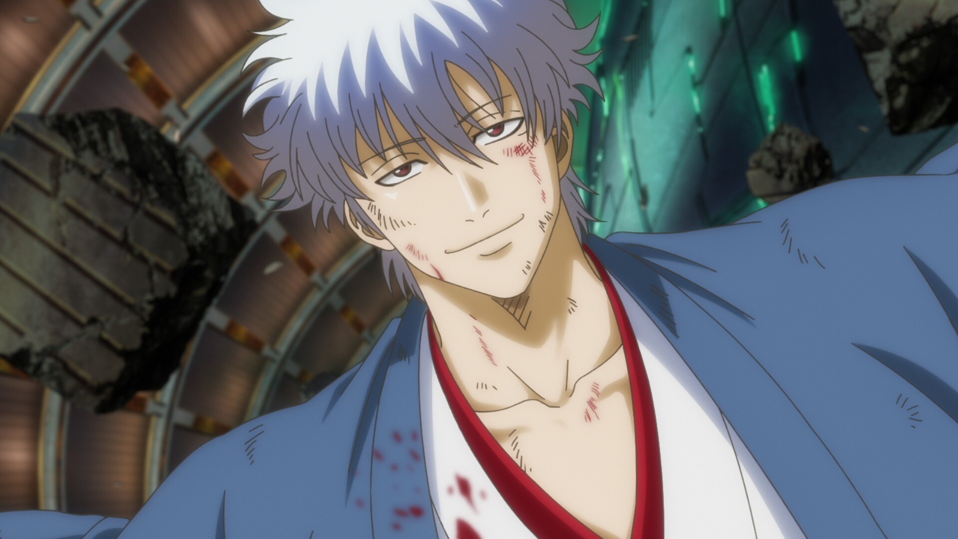 Gintama: The Final: The story is set in an alternate-history late-Edo period, where humanity is attacked by aliens called "Amanto". 1920x1080 Full HD Background.