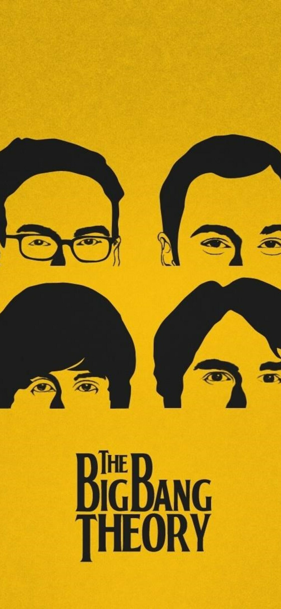The Big Bang Theory: The best comedy series TCA award, Minimalist. 1130x2440 HD Background.
