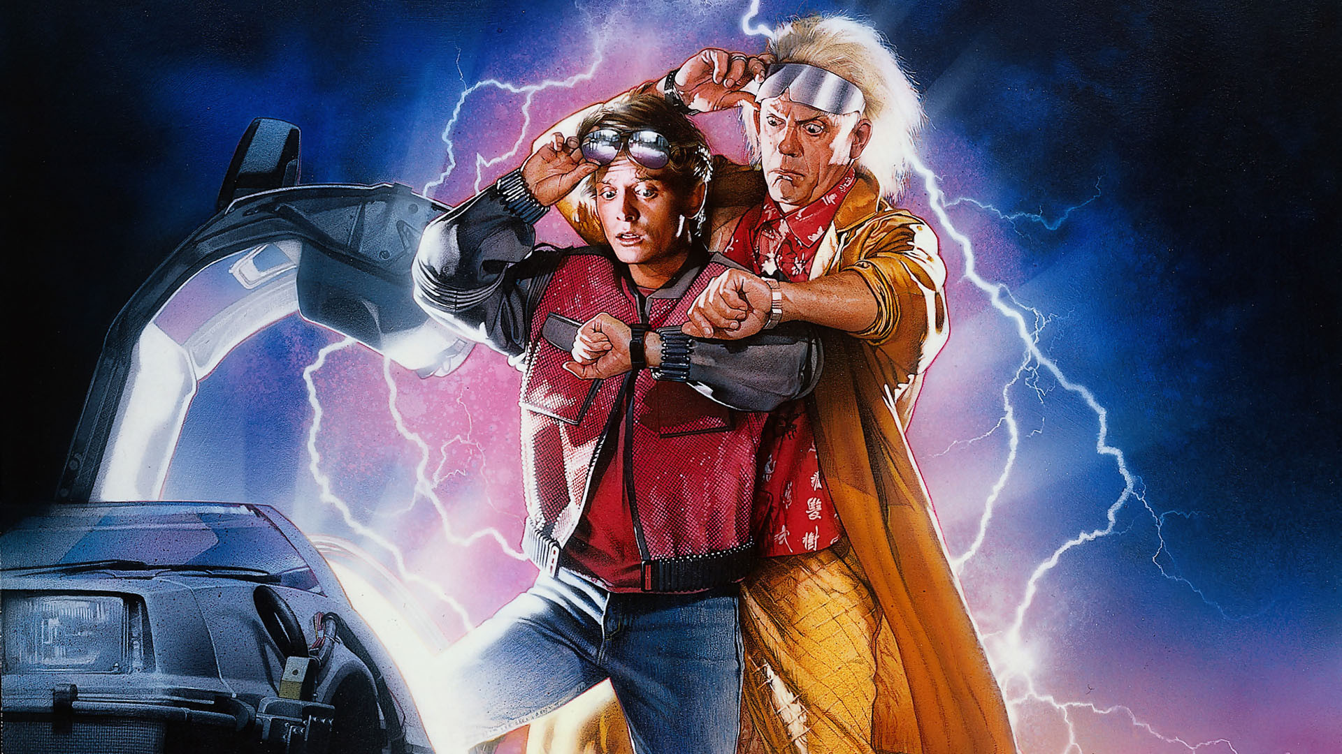 Time-travel adventure, Iconic trilogy, Marty McFly, Pop culture phenomenon, 1920x1080 Full HD Desktop