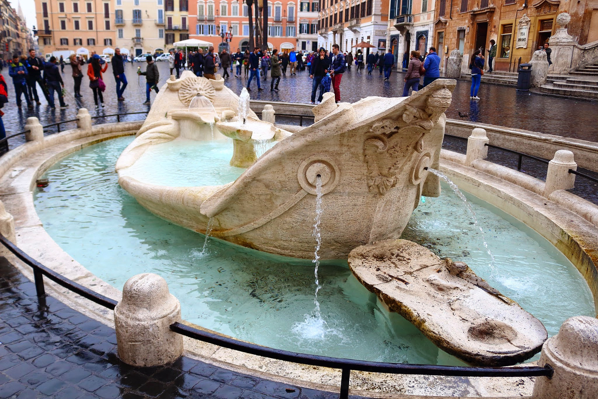 Barcaccia Fountain, Travels, Fontana della Barcaccia, Must-see attractions, 2050x1370 HD Desktop