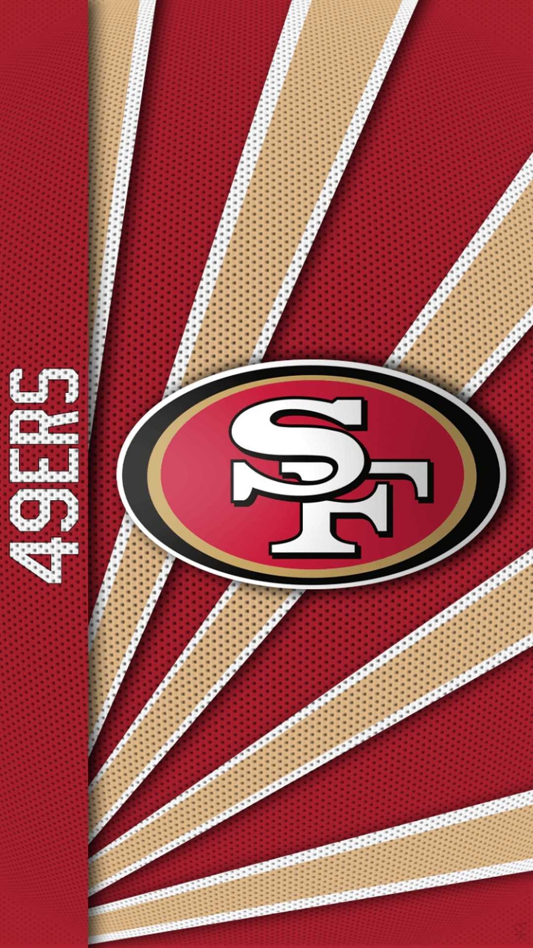 49ers Logo, HD wallpaper, NFL team, Football theme, 1080x1920 Full HD Phone