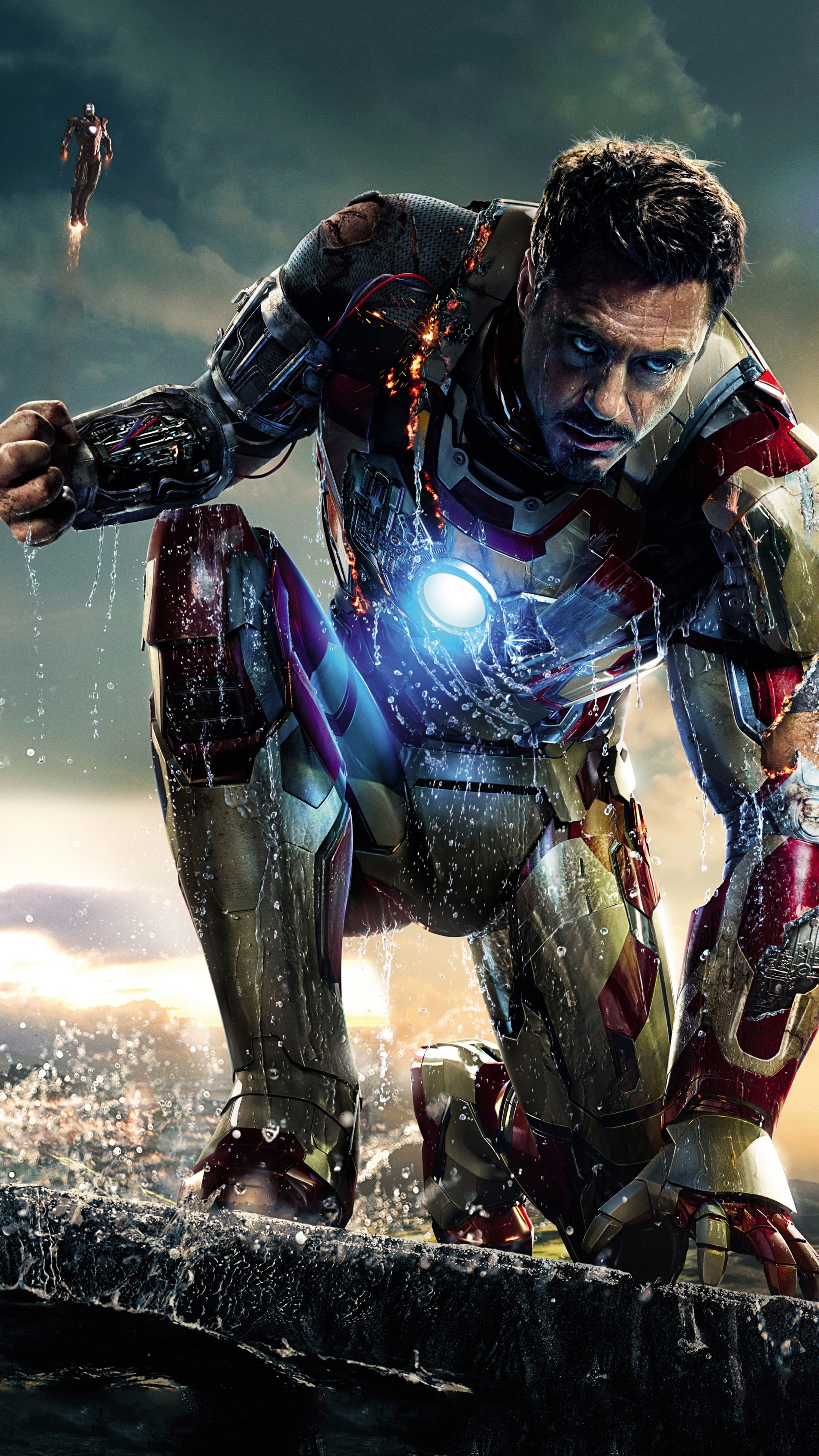Avengers: Age of Ultron, Tony Stark, Poster, 2160x3840 4K Handy