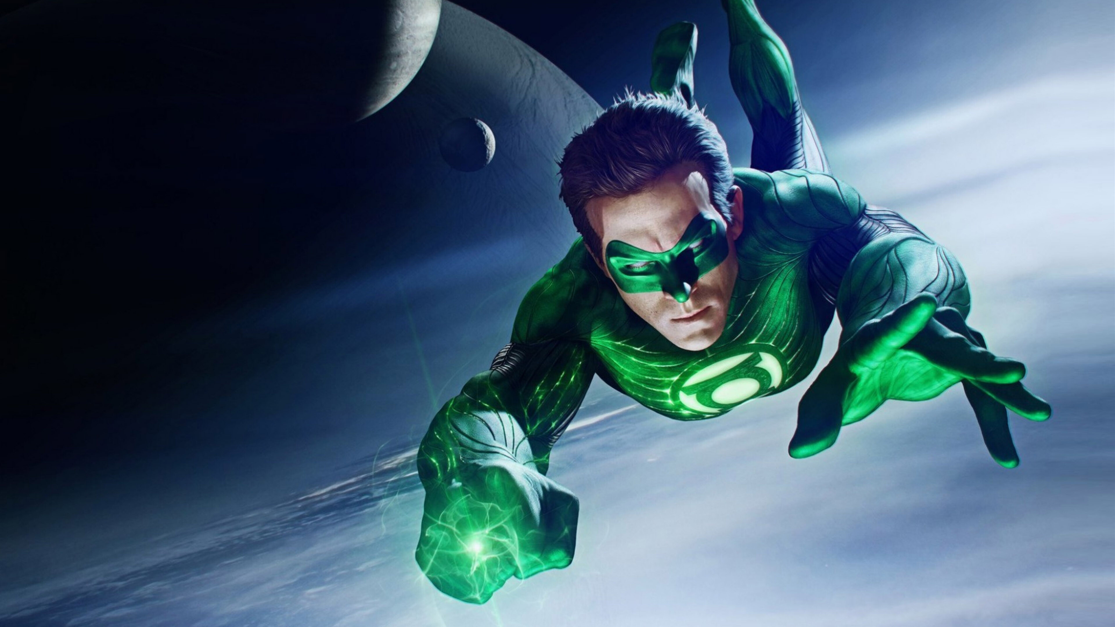 Green Lantern: Superhero, American comic books, DC Comics. 3840x2160 4K Wallpaper.