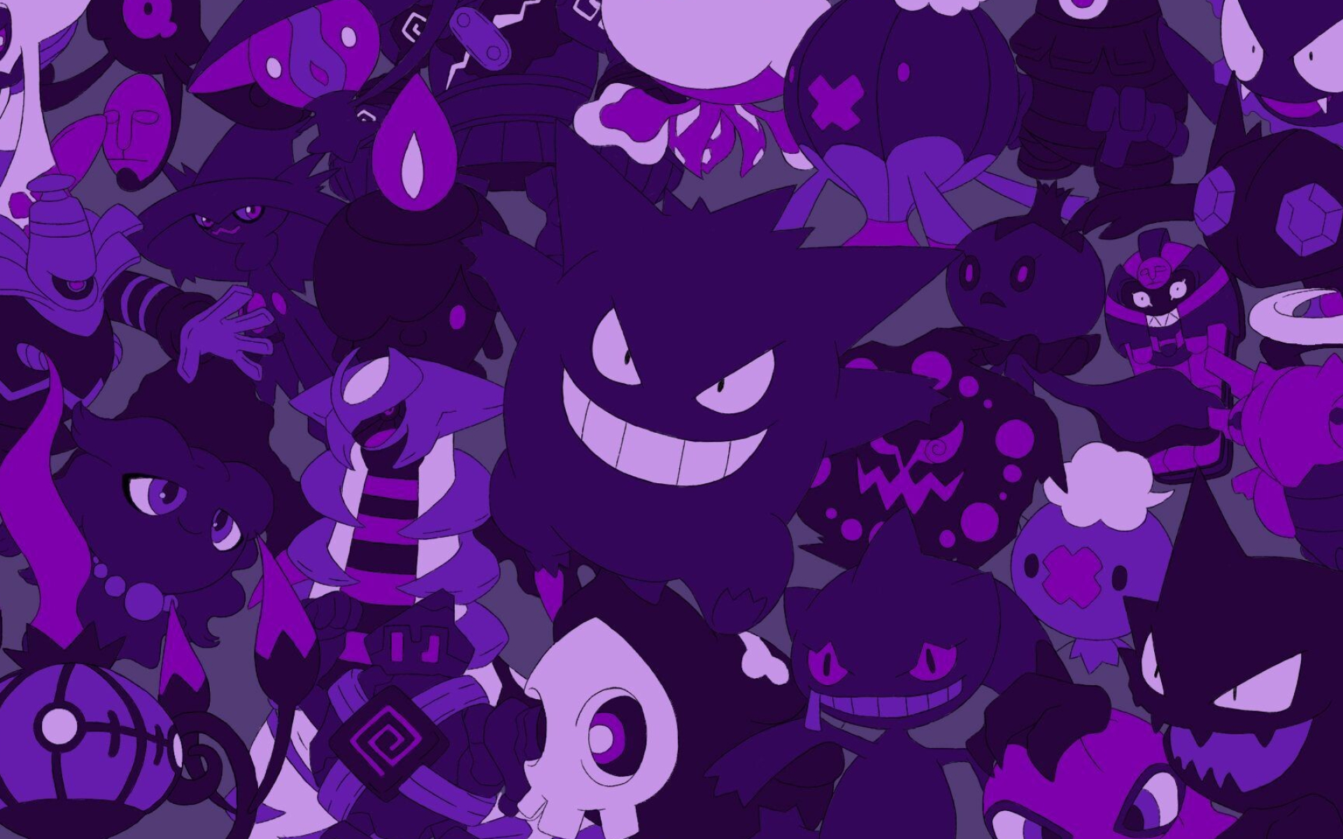 Ghost Pokemon: Banette and Dusclops, are known for their high defensive stats. 1920x1200 HD Wallpaper.