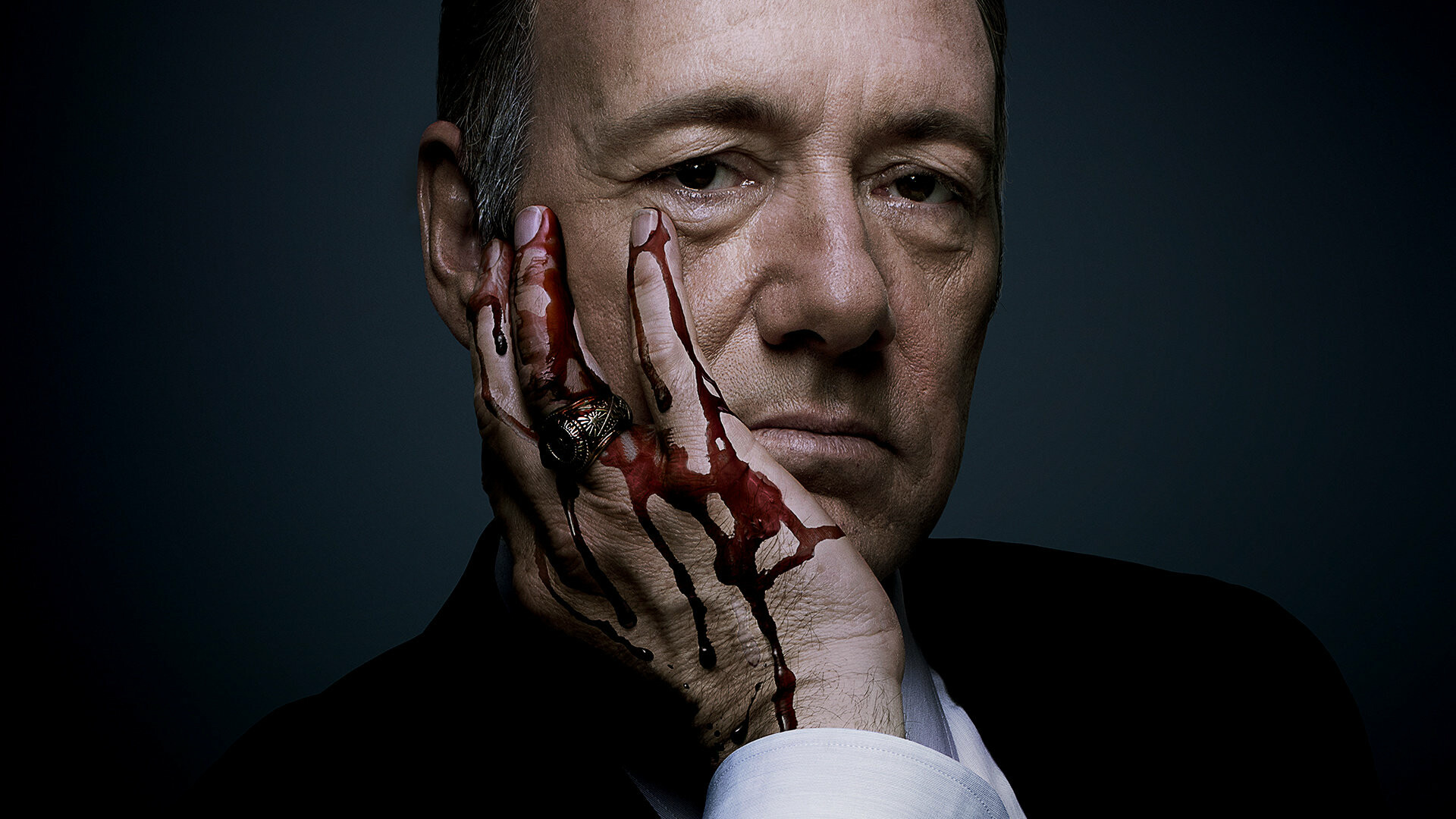 House of Cards: President Francis J. "Frank" Underwood portrayed by Kevin Spacey. 1920x1080 Full HD Background.